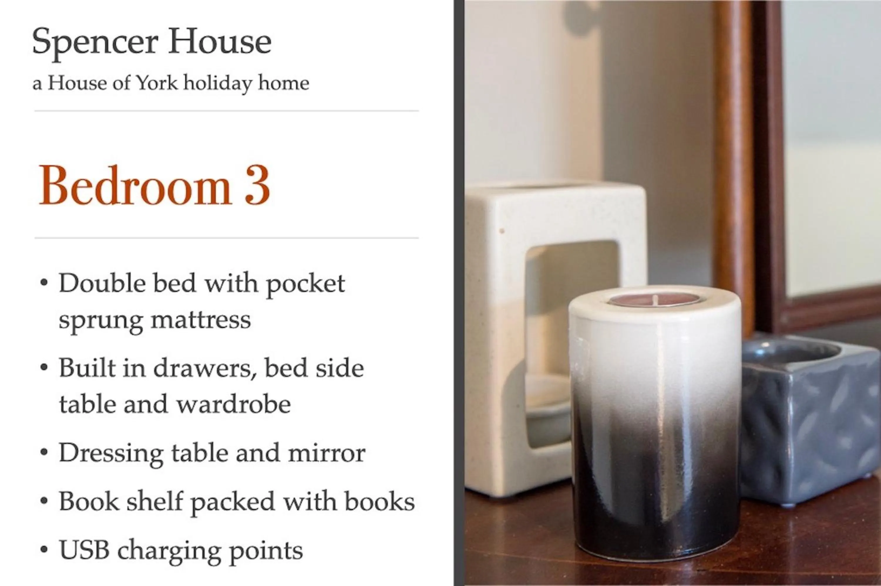 Bedroom in Spencer House