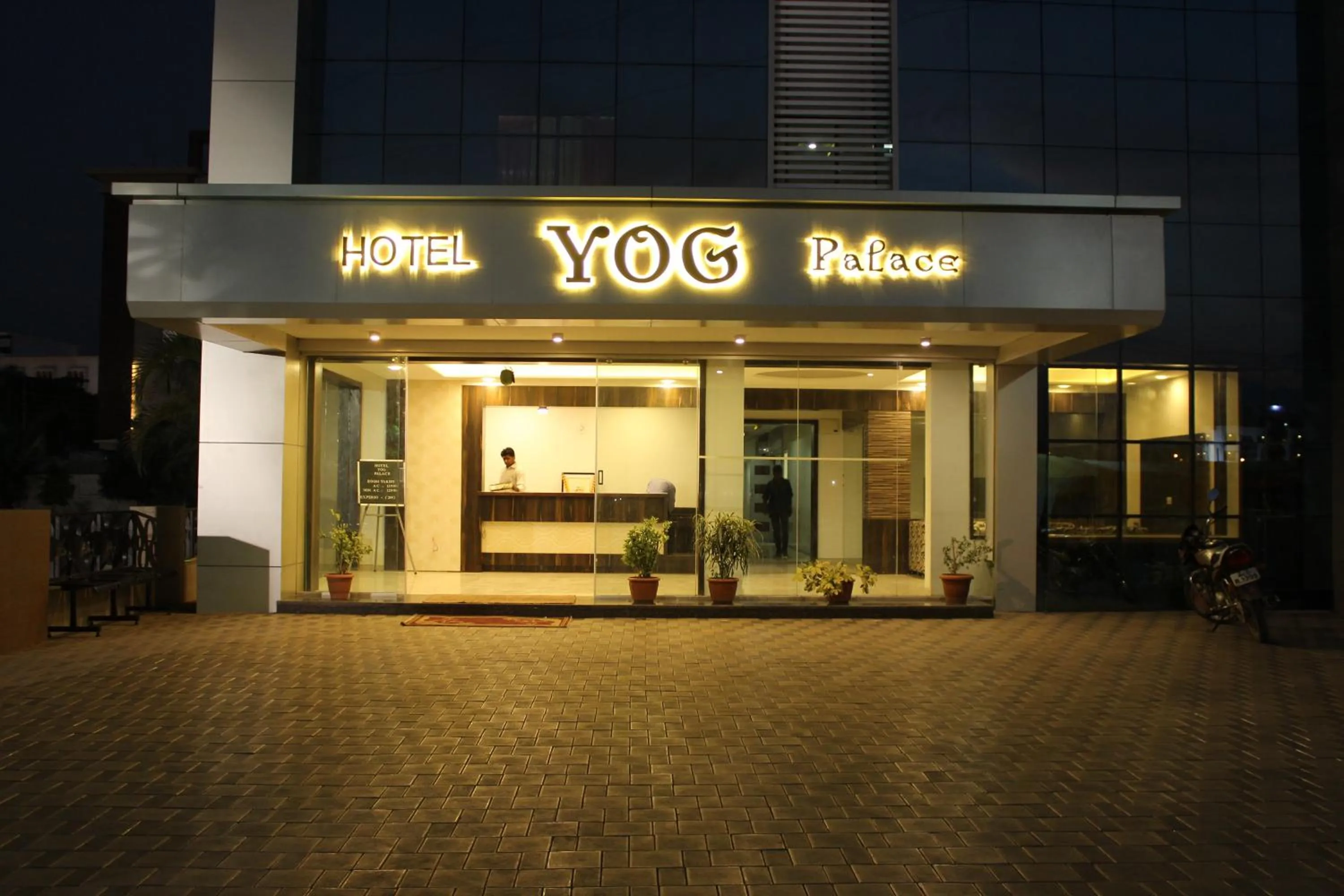 Facade/entrance in Hotel Yog Palace Newly Renovated