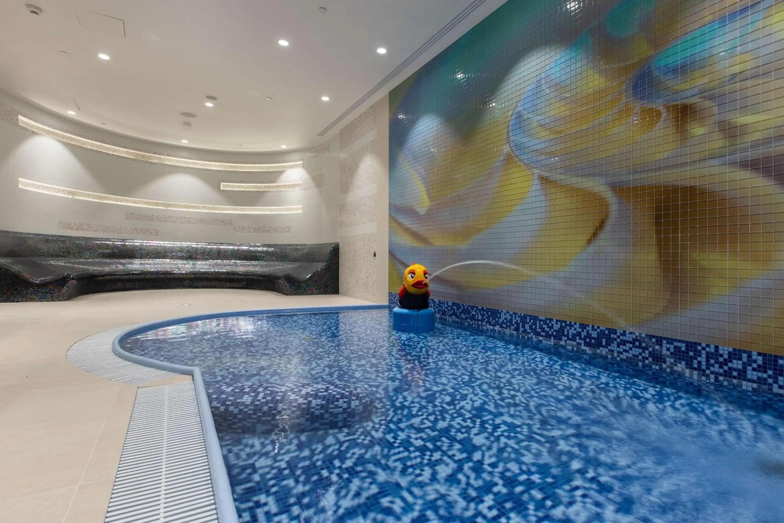 Pool view in Radisson Blu Hotel & Residences