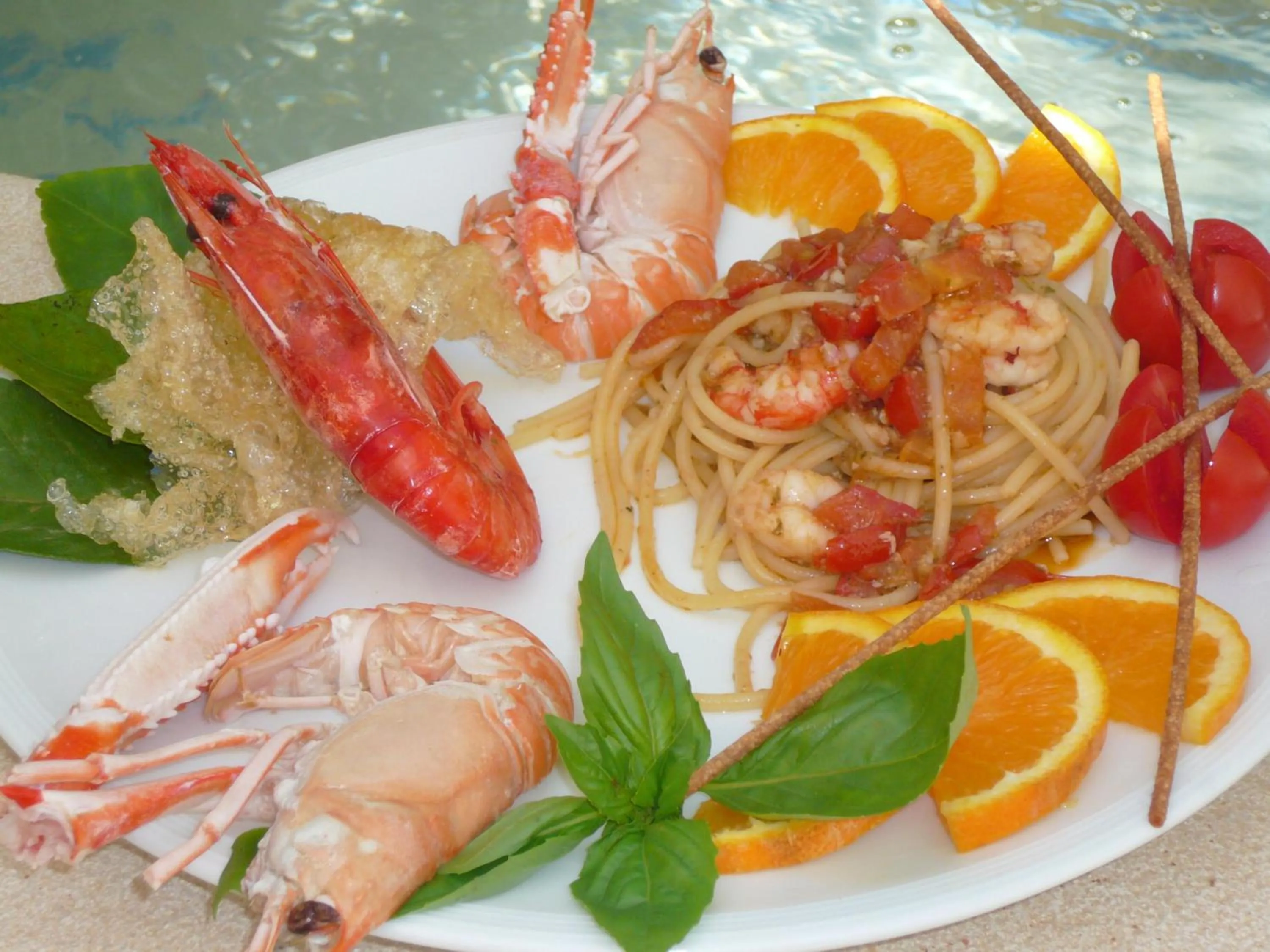 Food and drinks in Tempo Di Mare