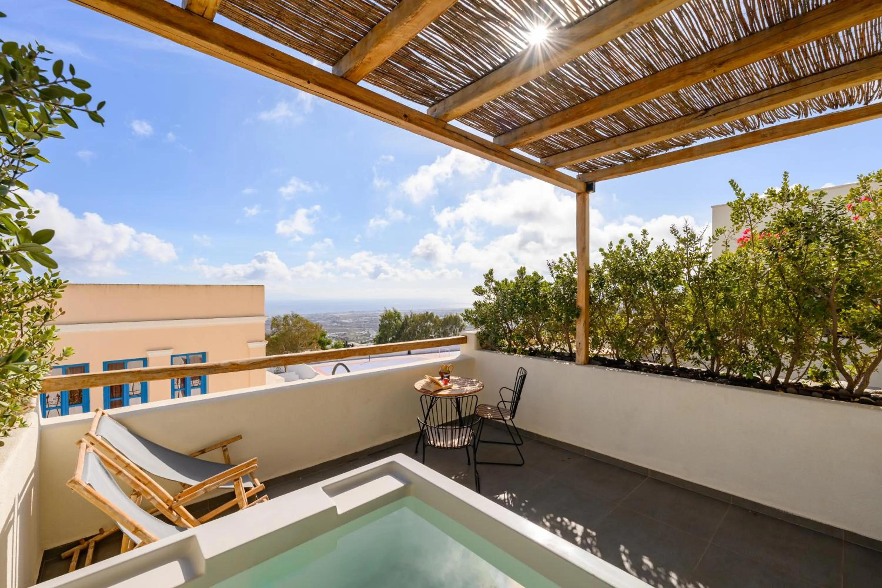 Natural landscape in Lemon Suites Santorini