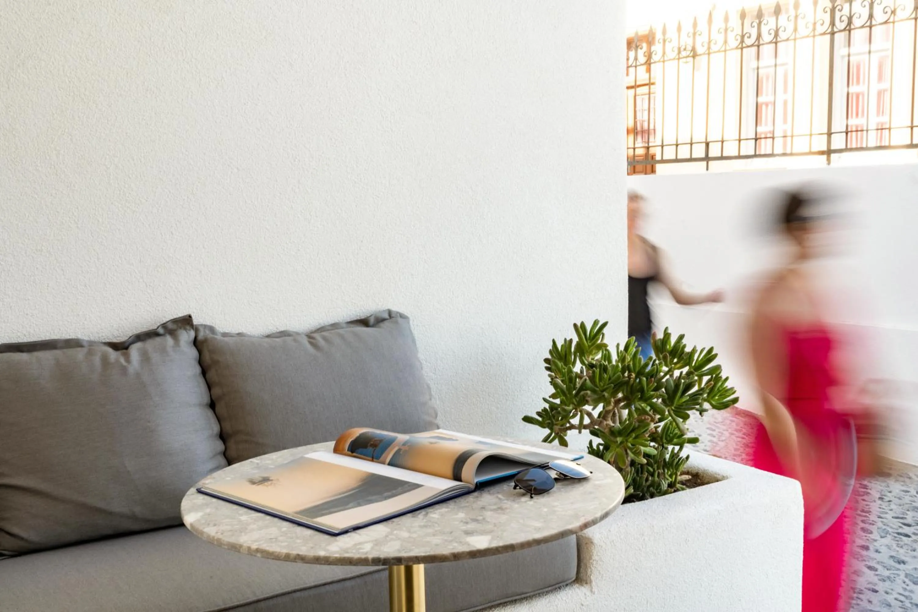 Patio in Lemon Suites Santorini