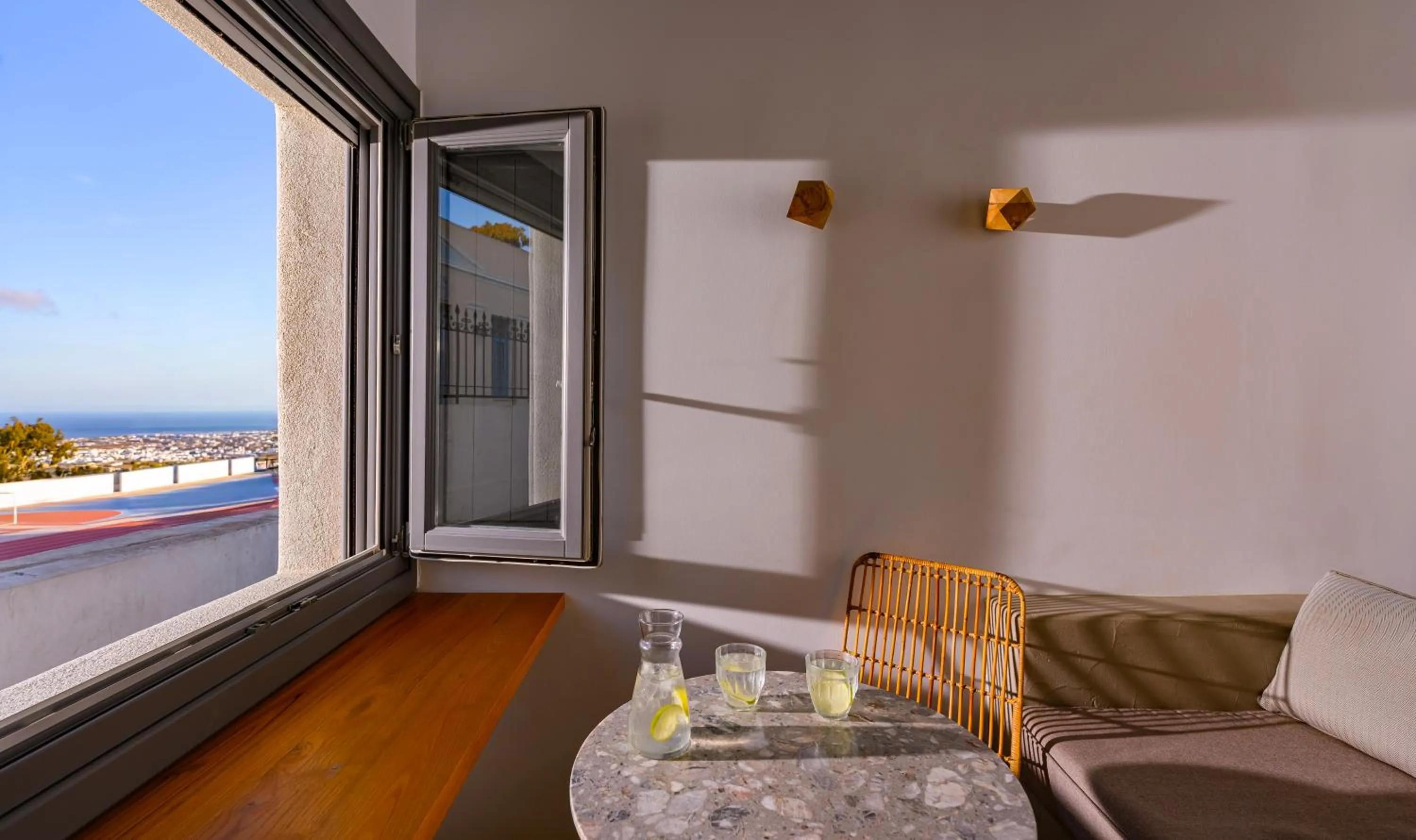 Natural landscape in Lemon Suites Santorini