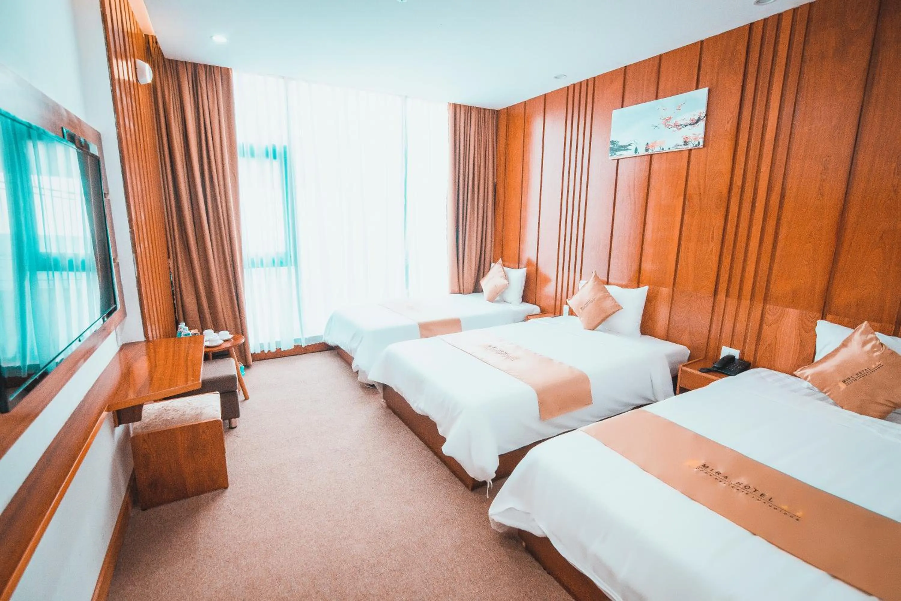 Bed in Mira Hotel Quy Nhơn