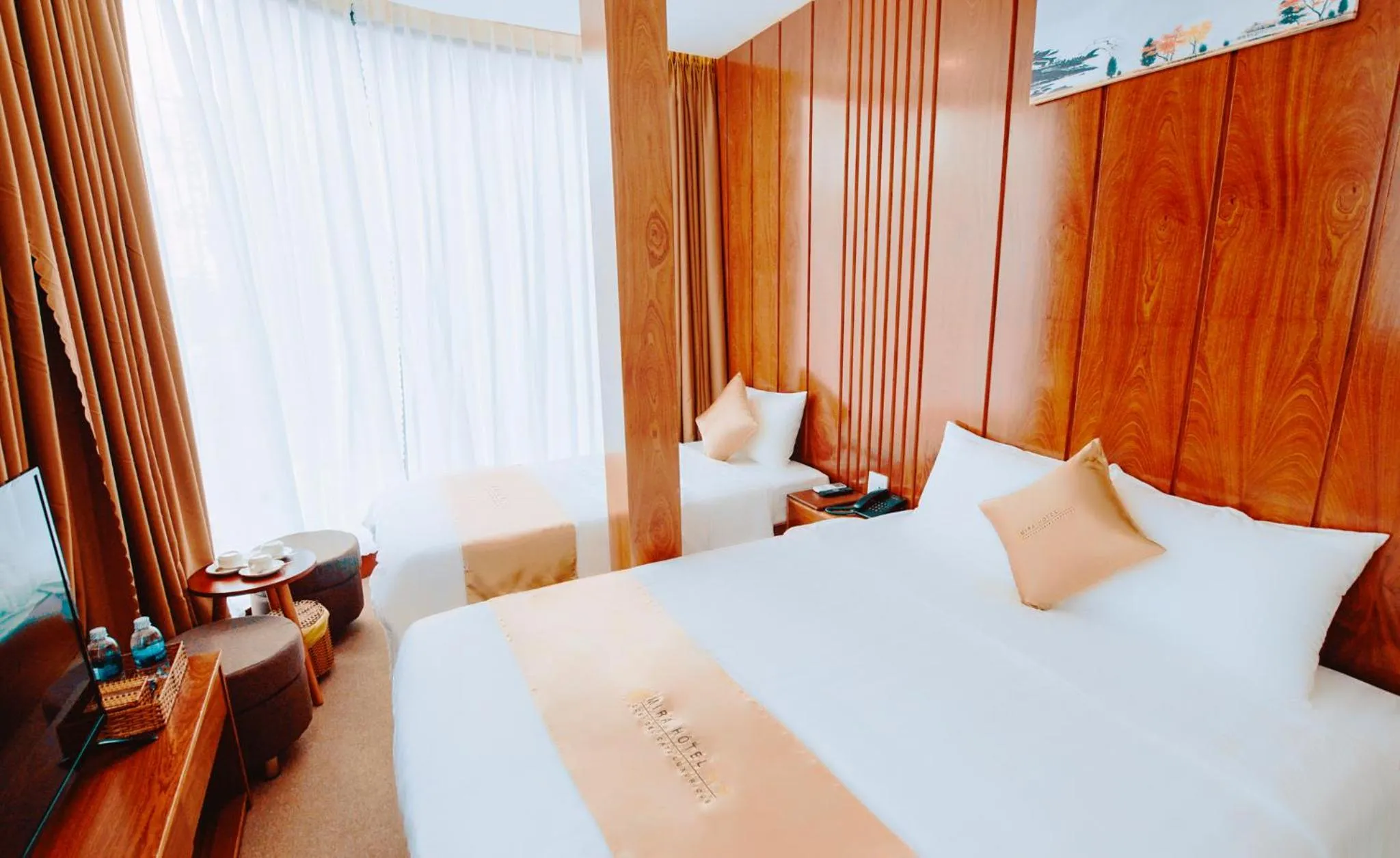 Bed in Mira Hotel Quy Nhơn