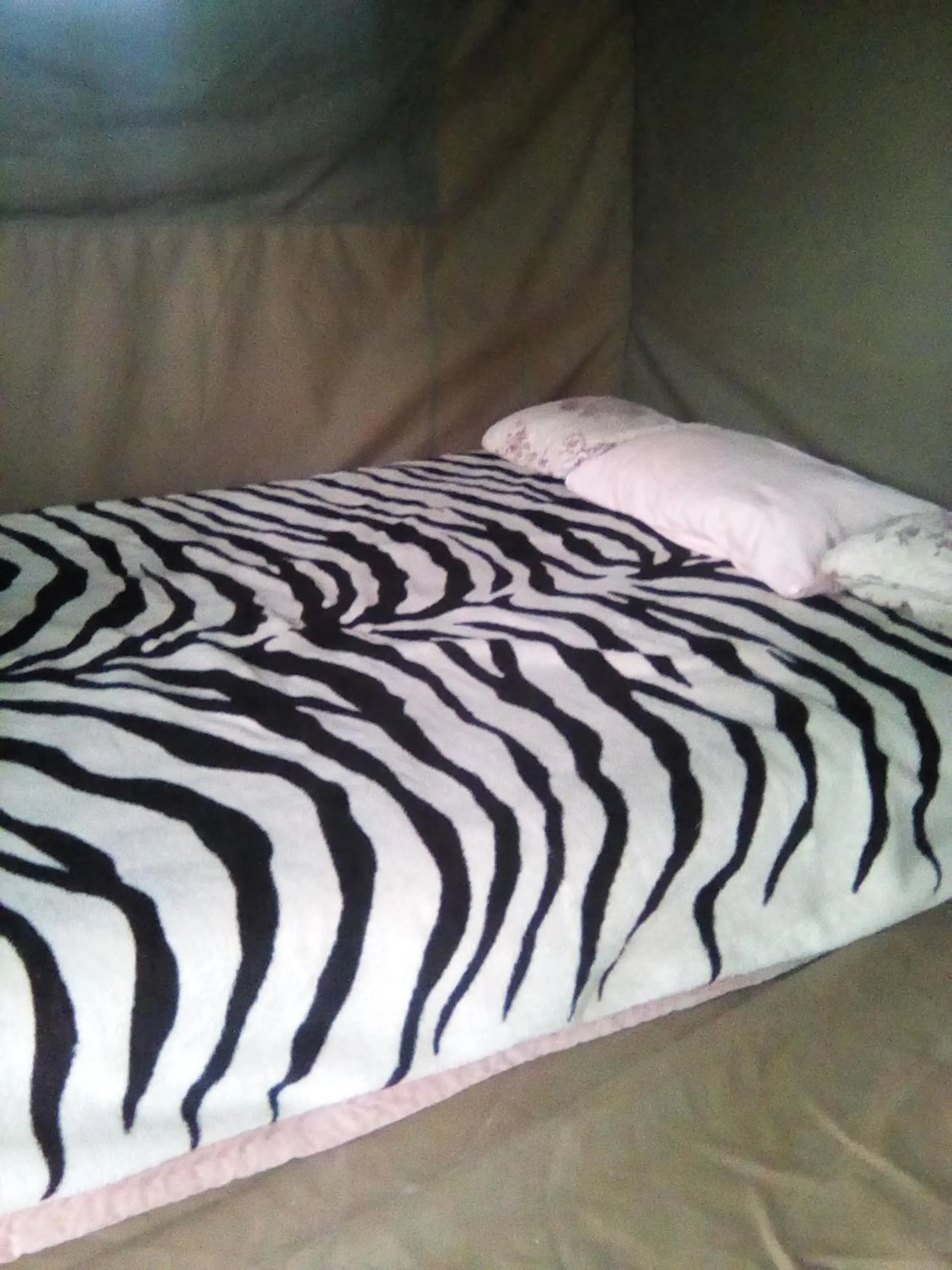 Bed in Nahubwe Safari Lodge
