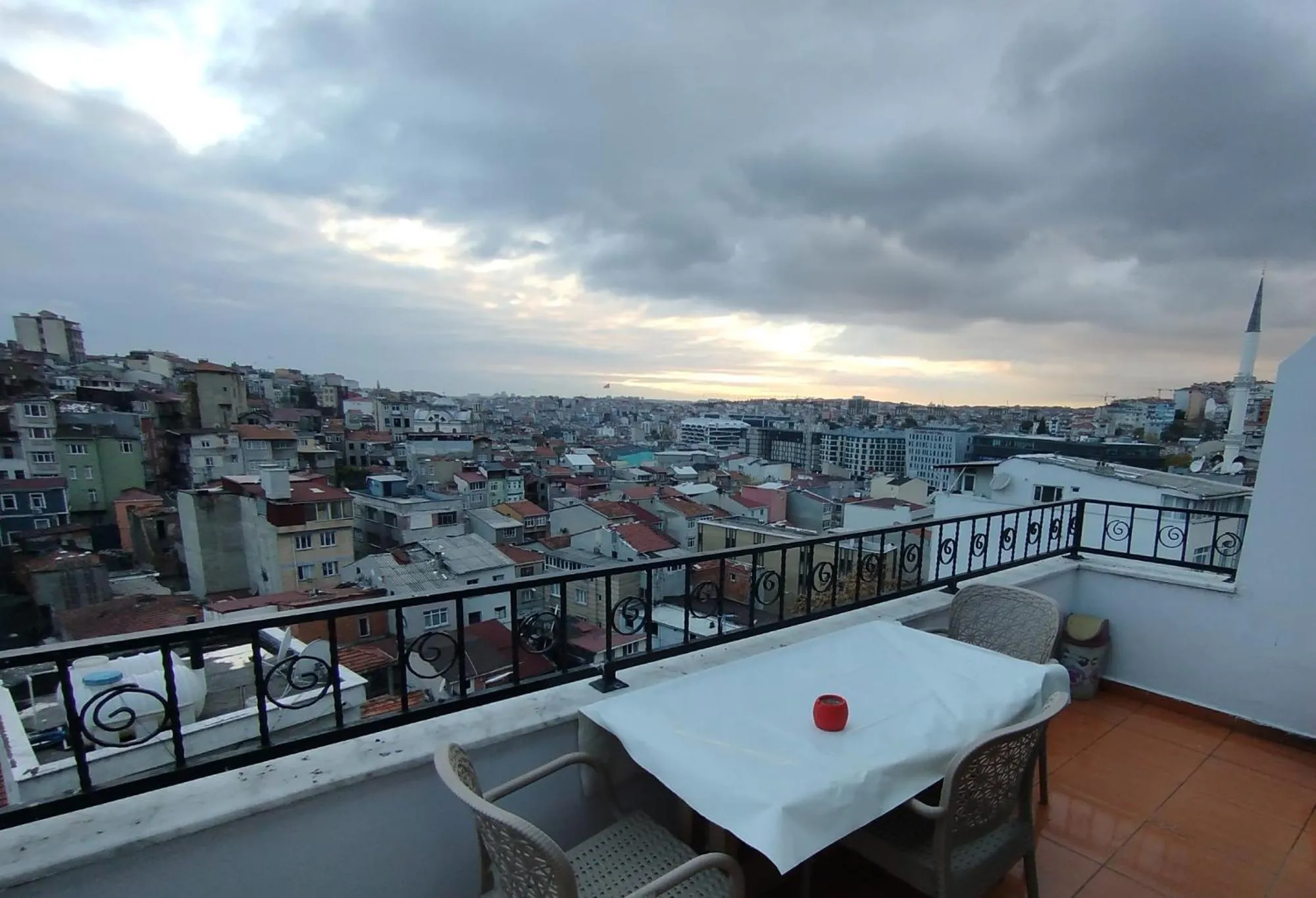 Balcony/Terrace in ivy hostel cafe
