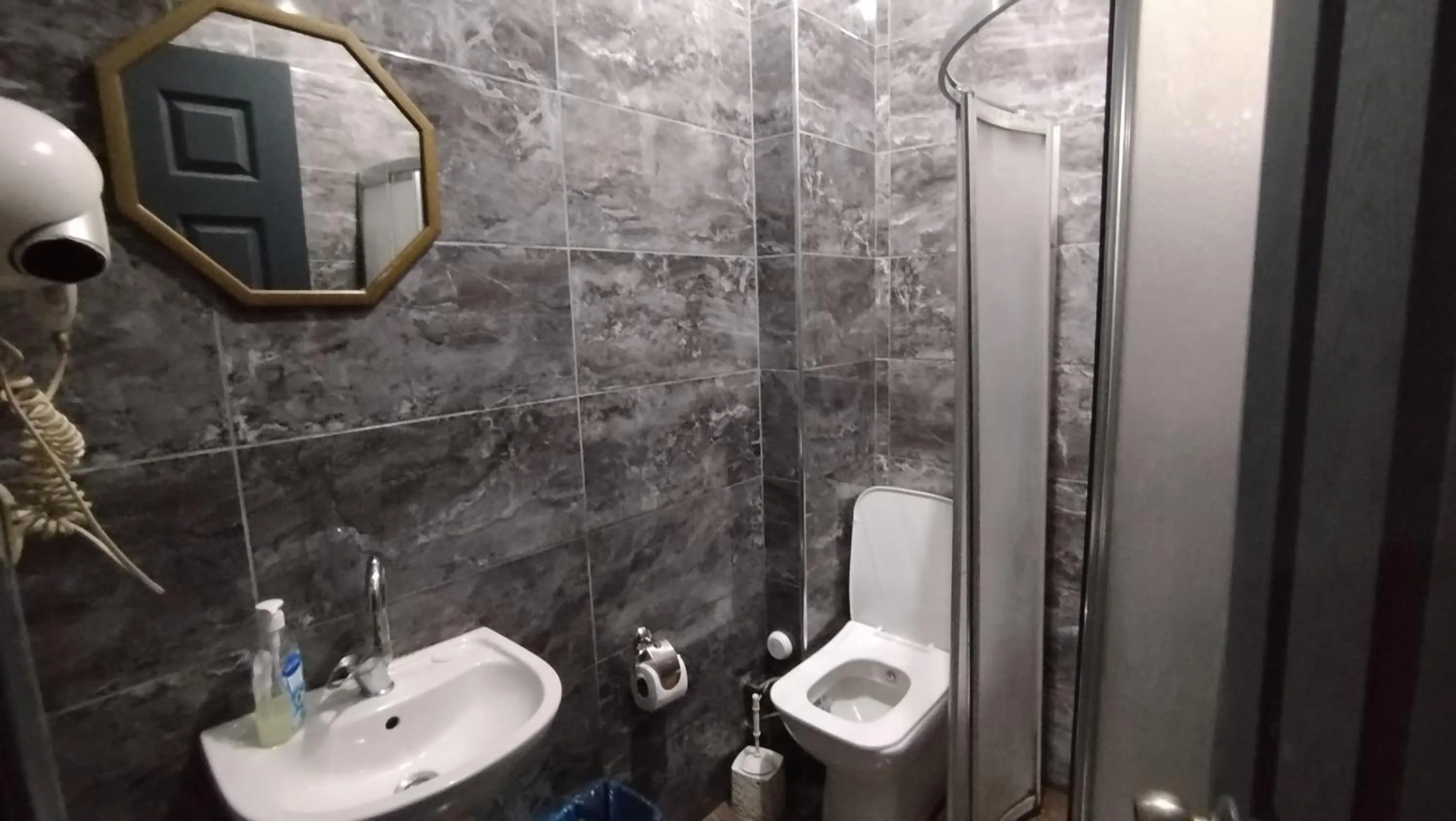 Bathroom in ivy hostel cafe