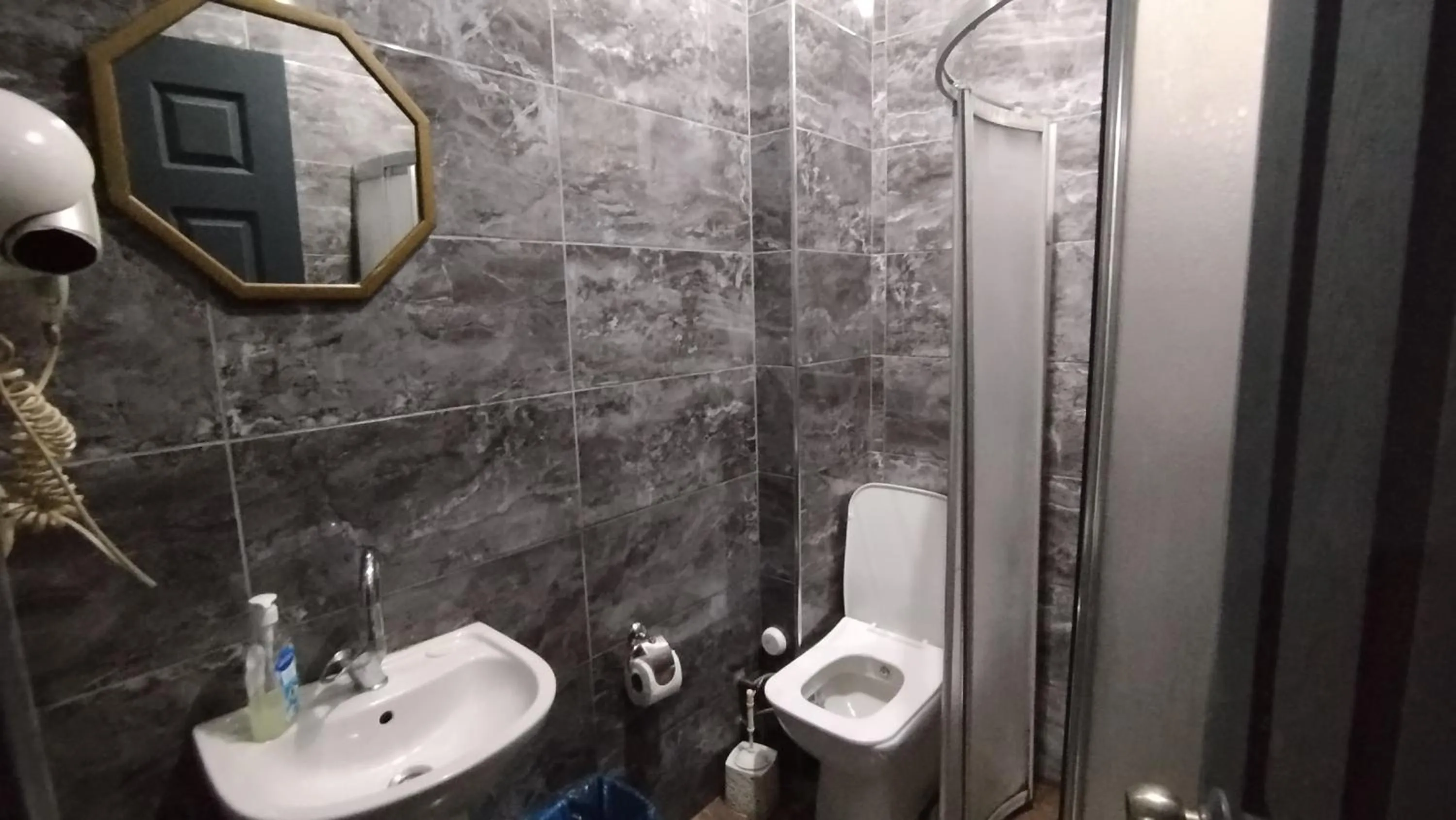 Shower in ivy hostel cafe