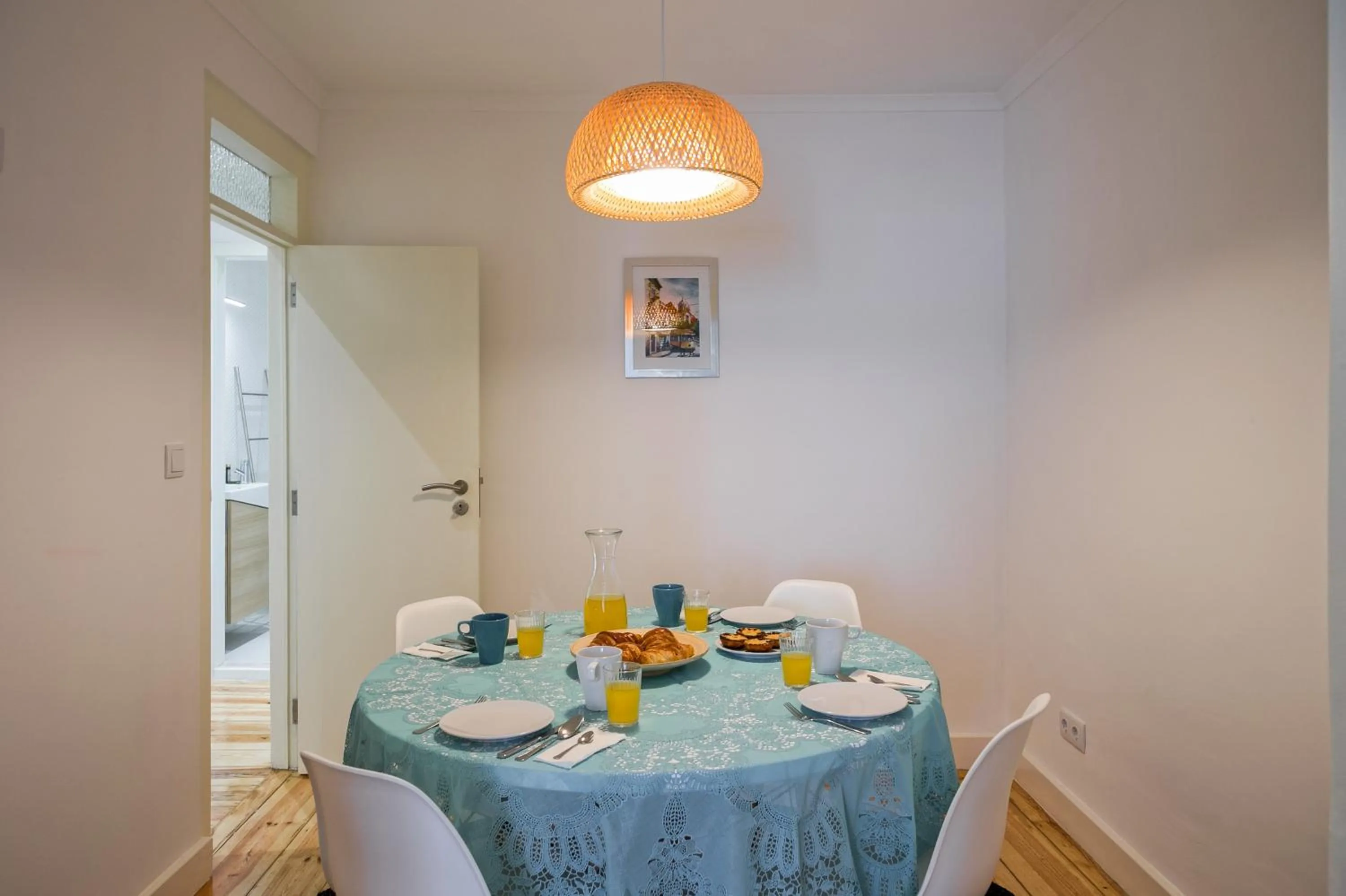 Dining area in Hip Tailor Made Duplex Penthouse in Bairro Alto