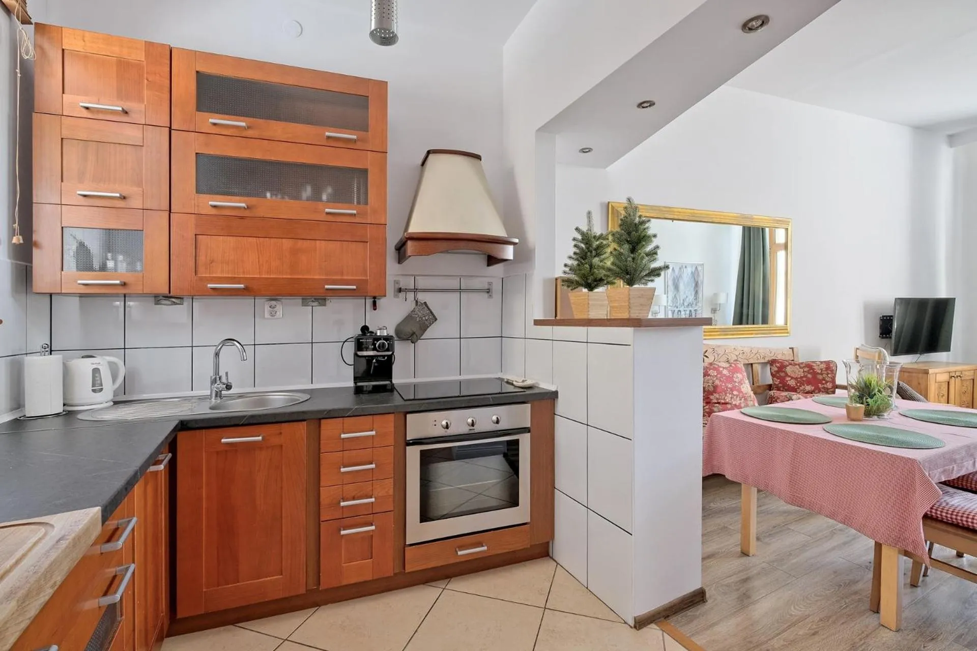 Kitchen or kitchenette in Apartamenty Tatra Club Centrum