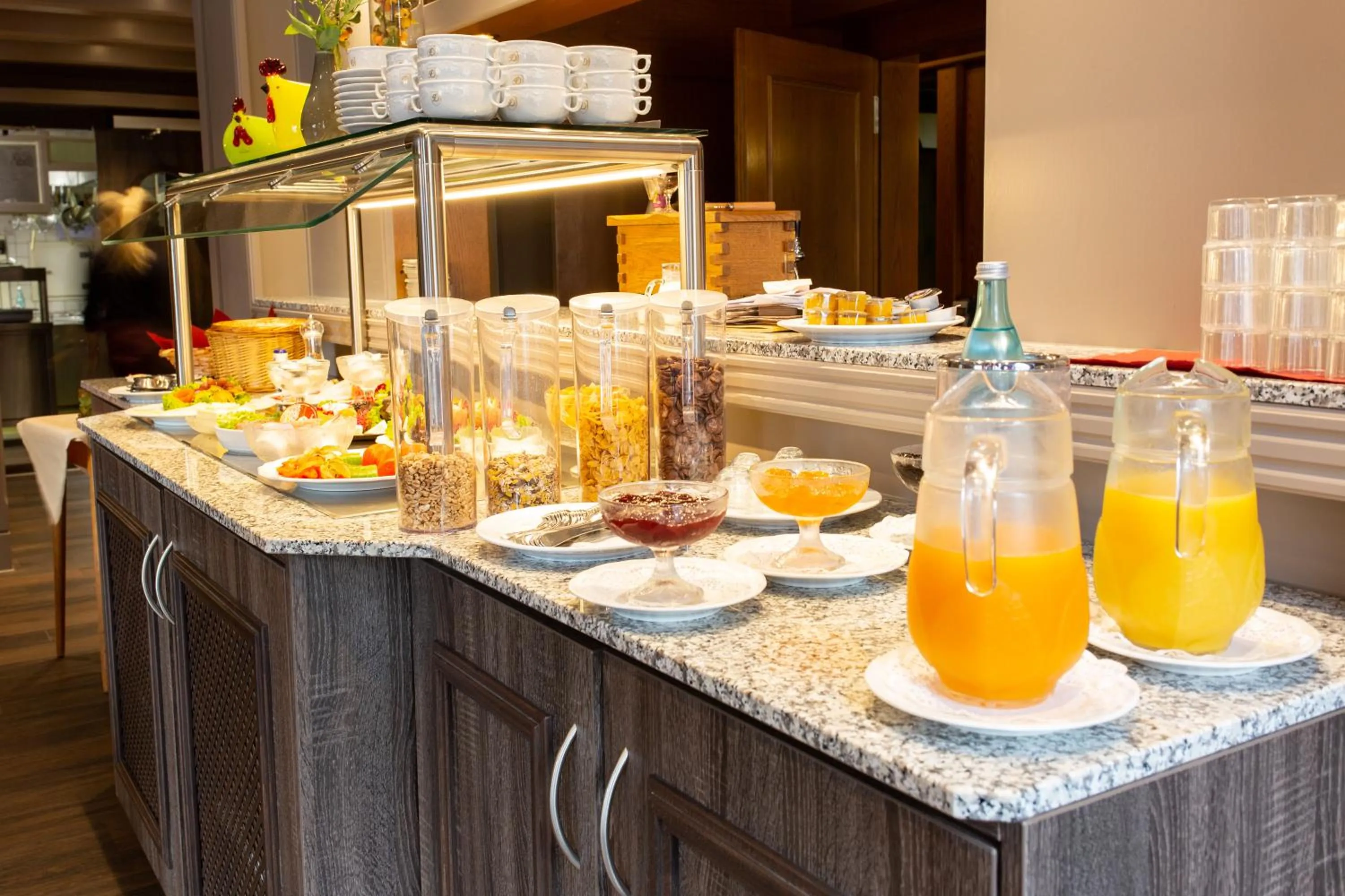 Buffet breakfast in Hotel Daub
