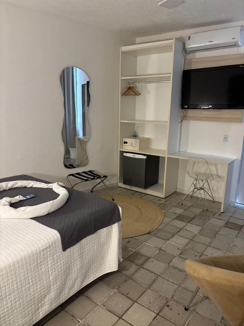 Bed in Pousada Praia Pajuçara