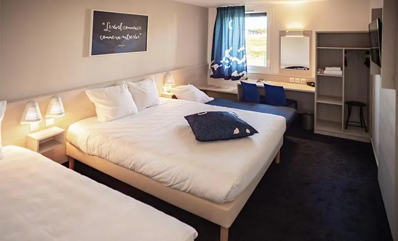 Bedroom, Bed in Ace Hôtel Paris Sud Villabe