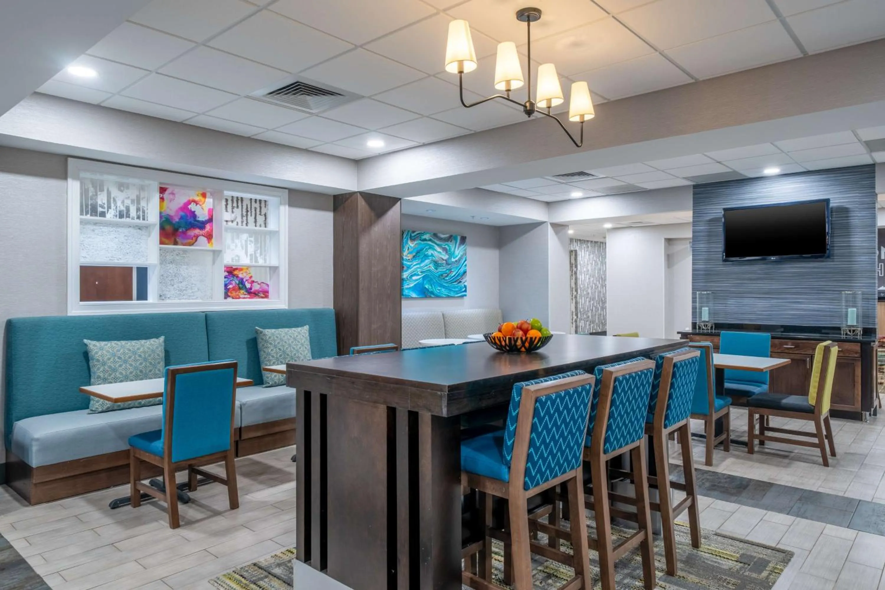 Lobby or reception in Hampton Inn Dahlgren