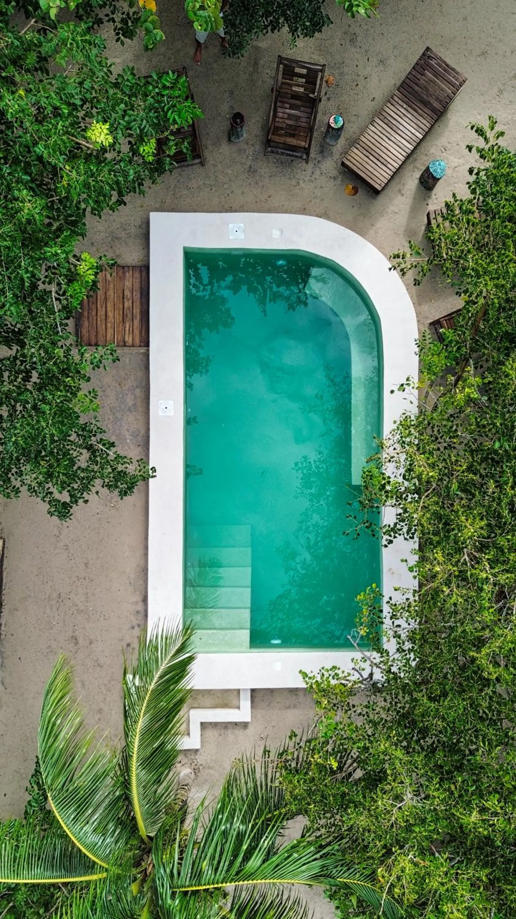 Swimming pool in Casa Cuyo Hotel