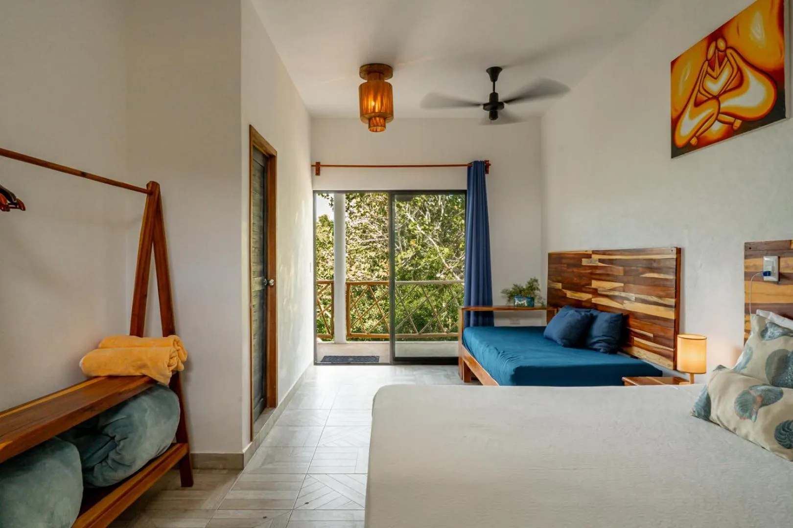 Bed in Casa Cuyo Hotel