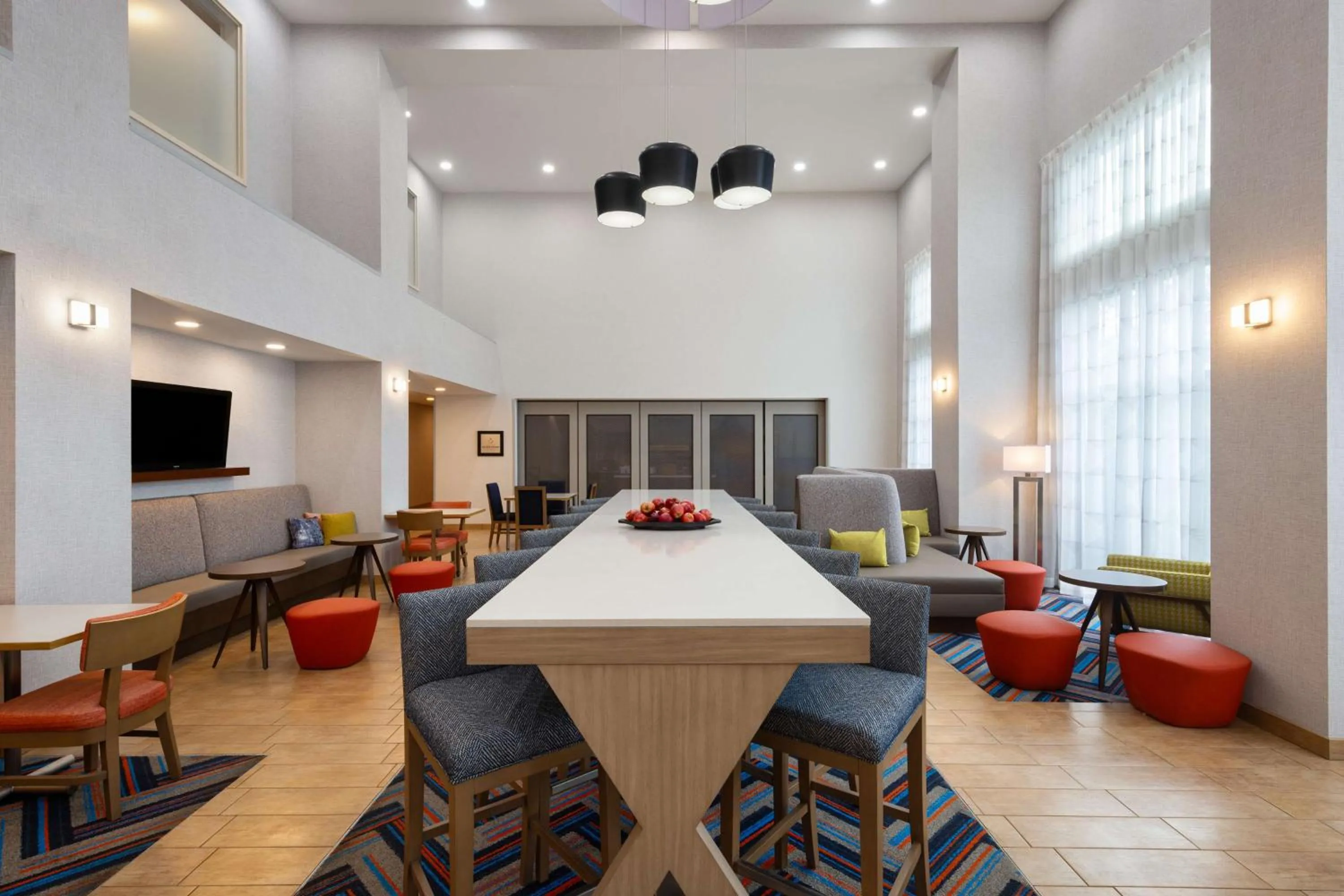 Lobby or reception in Hampton Inn & Suites Harrisburg
