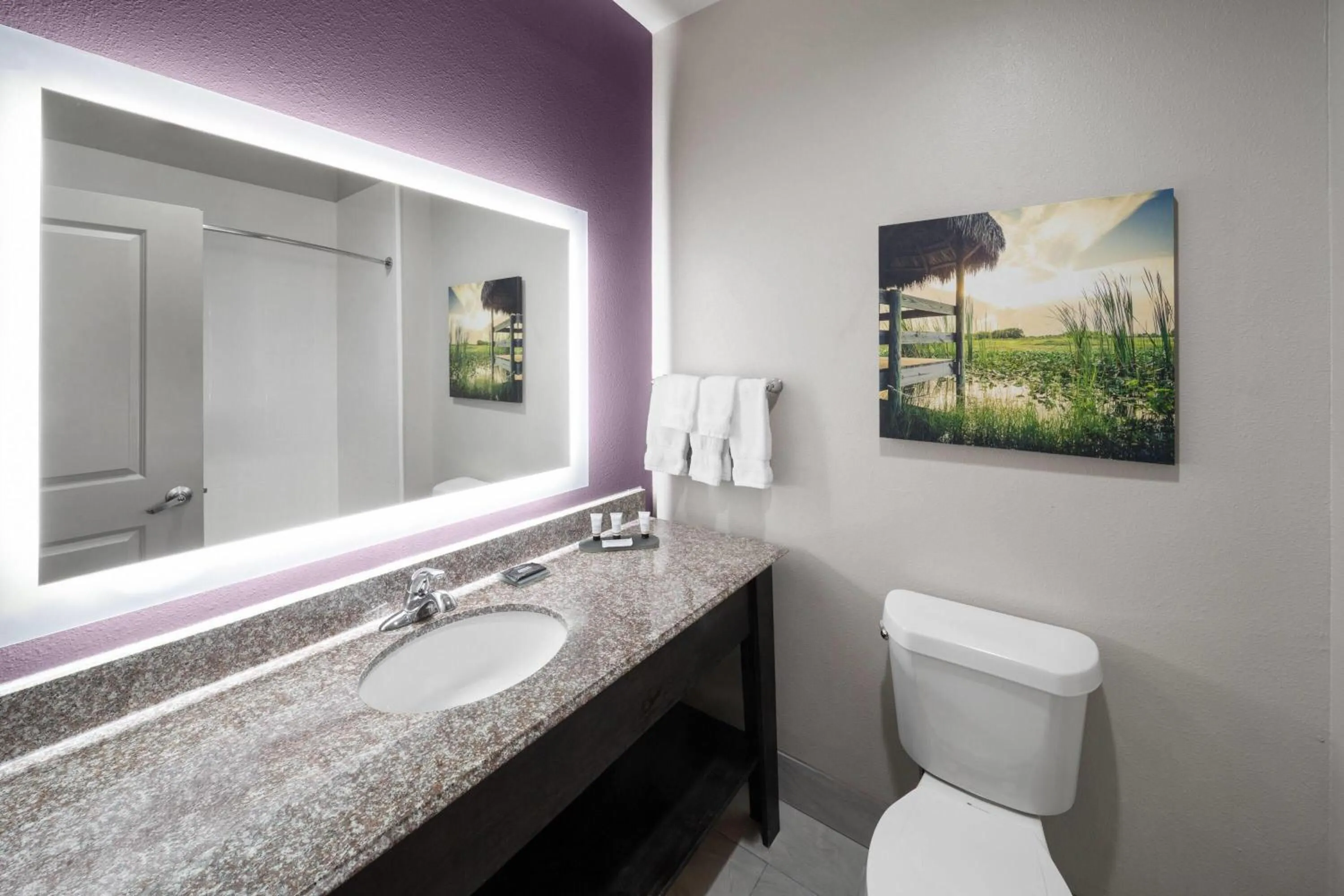 Bathroom in La Quinta by Wyndham Boutte