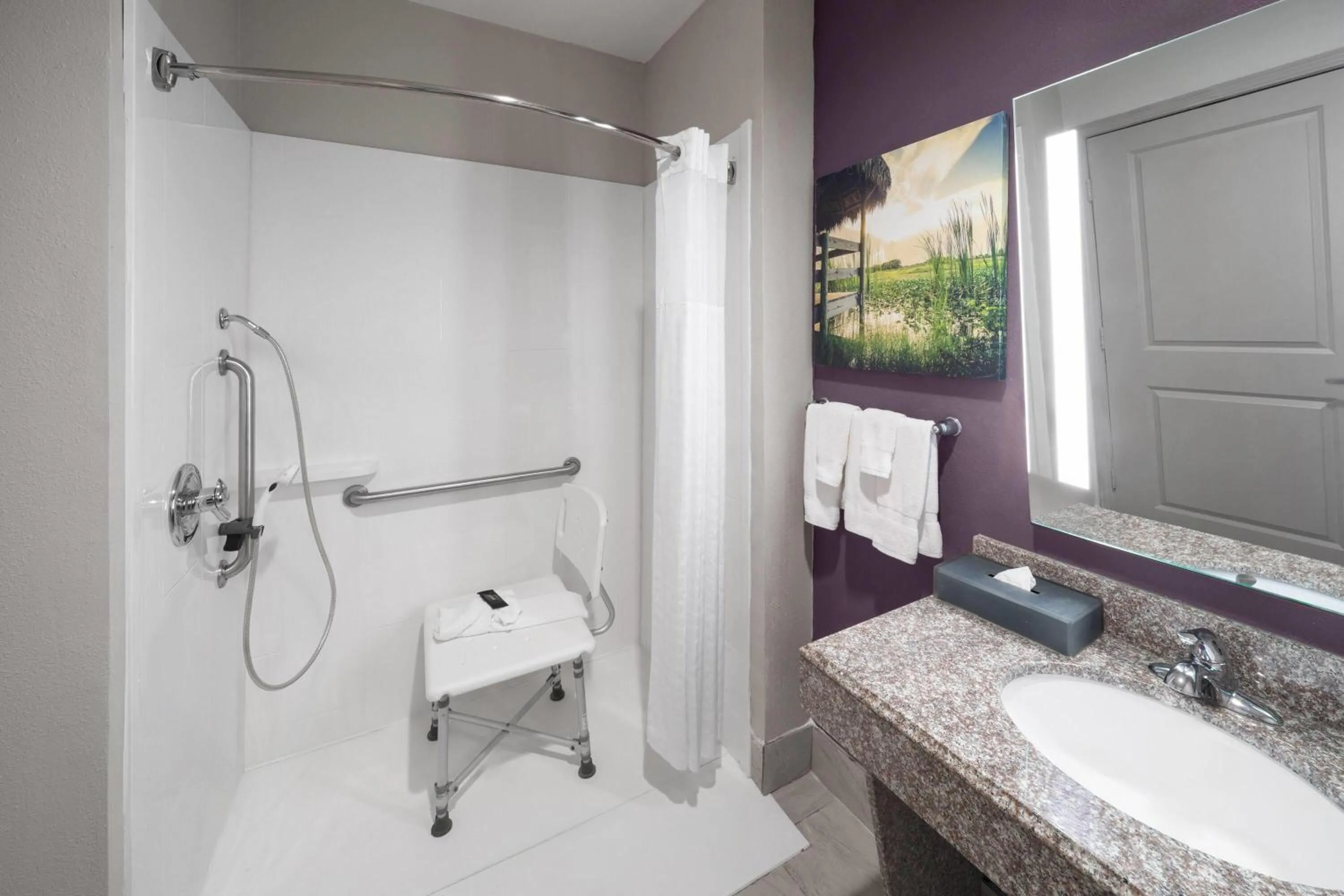 Shower in La Quinta by Wyndham Boutte