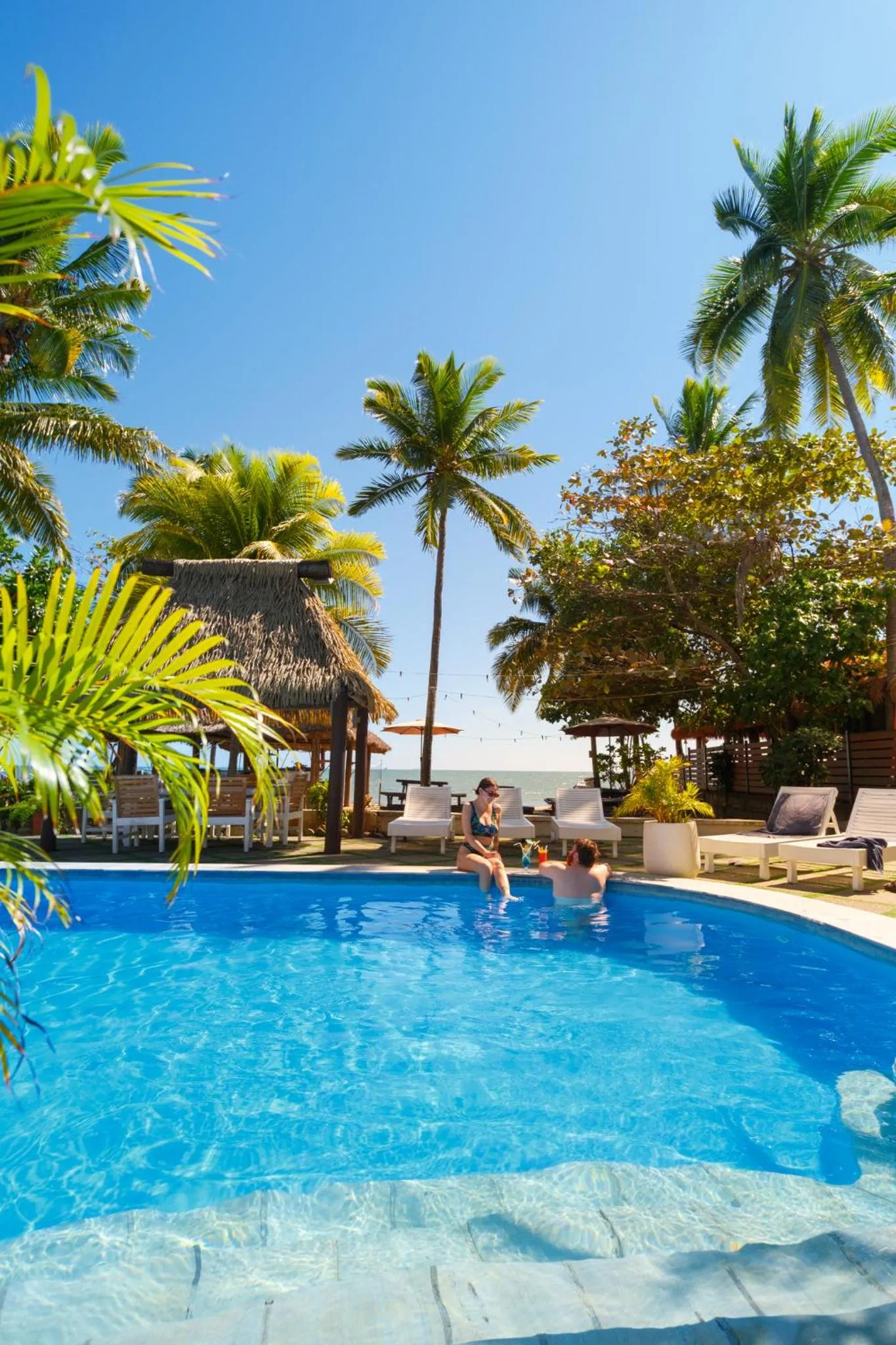 Swimming pool in Aquarius On The Beach