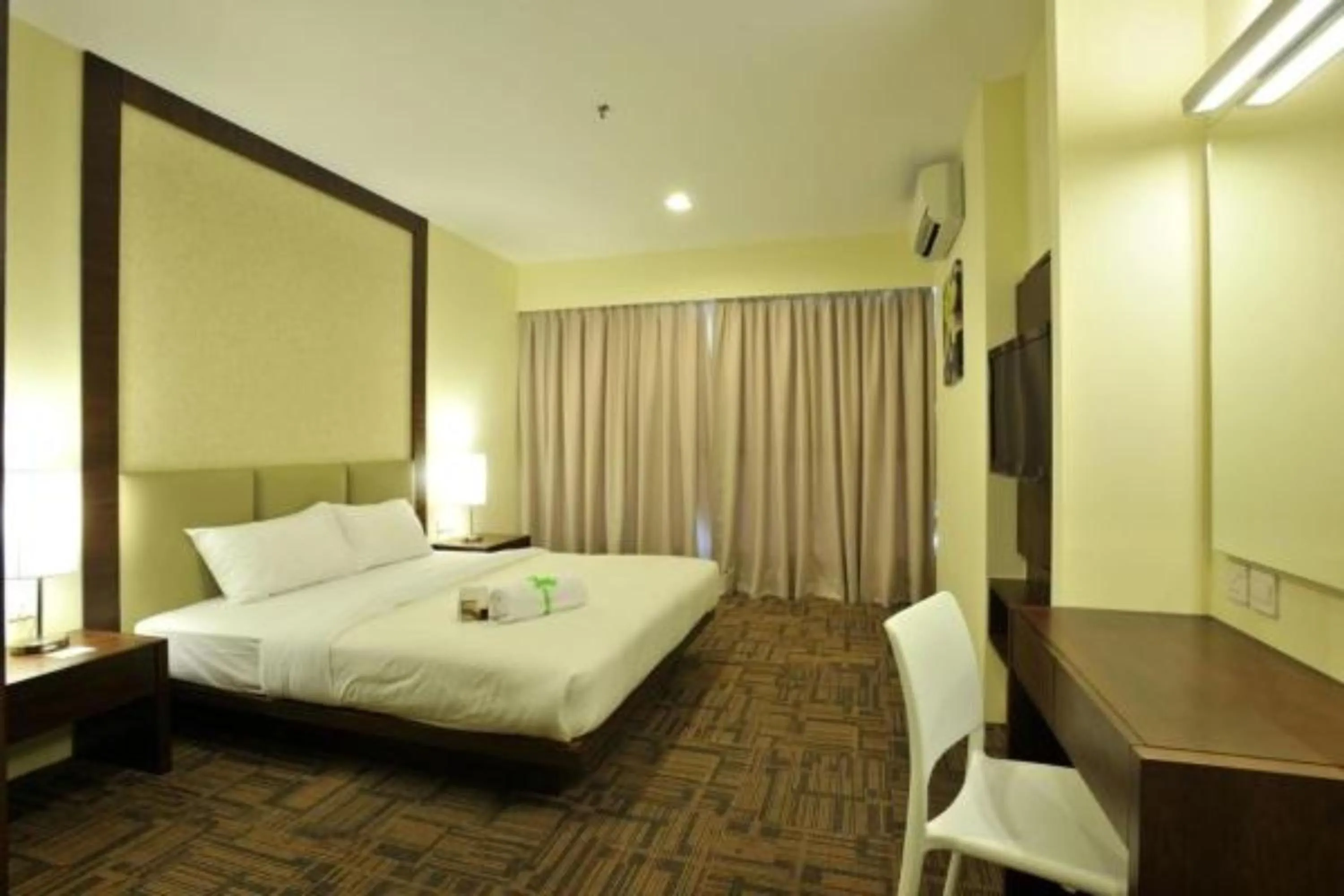 Bed in Hotel Primera Suite Cyberjaya