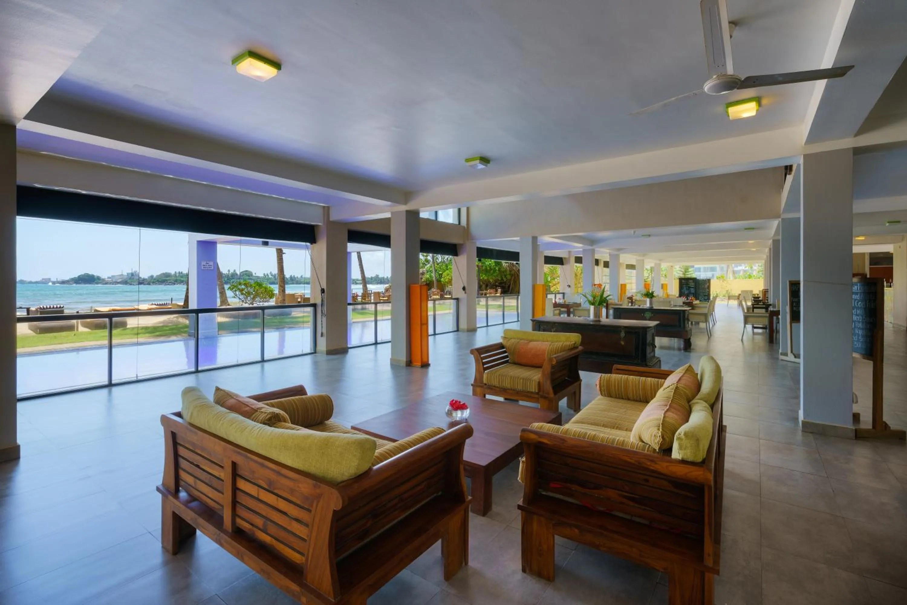 Seating area in Cocobay Unawatuna