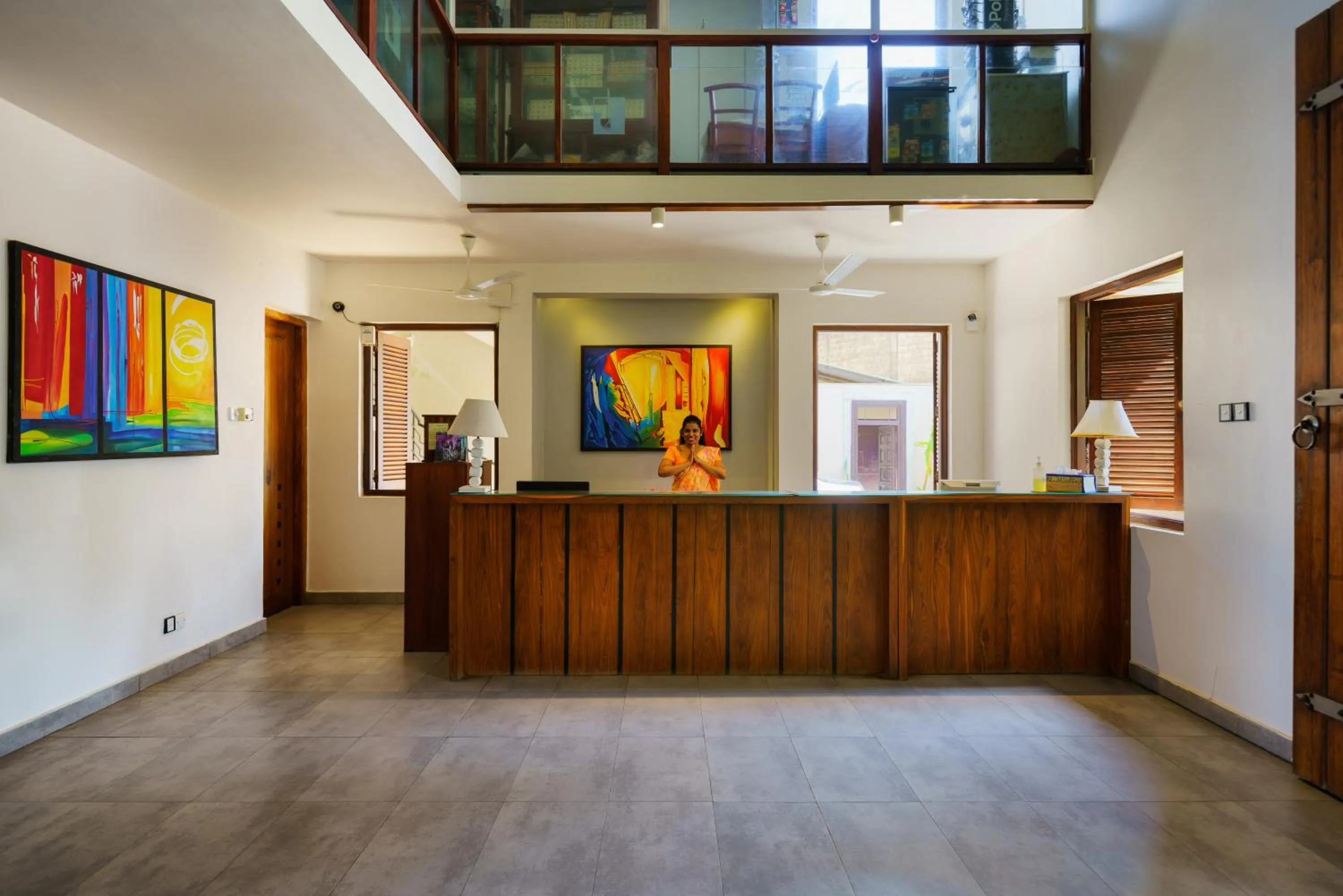 Lobby or reception in Cocobay Unawatuna