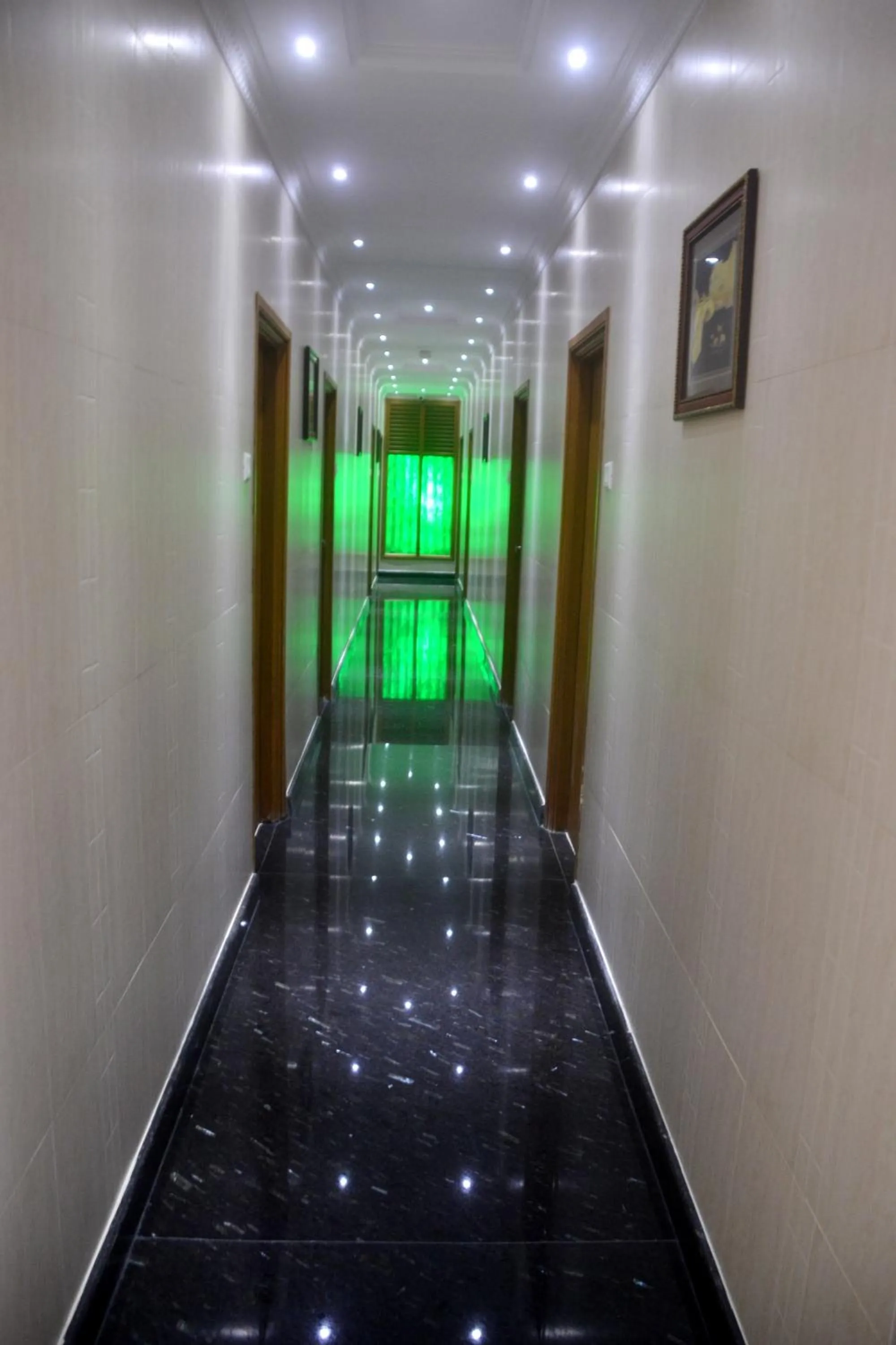 Decorative detail in Peace Inn Chennai