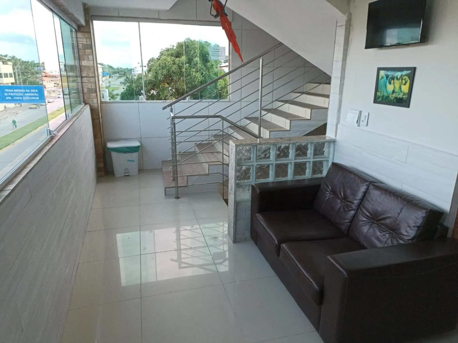 Seating area in Suites Porto Frevo