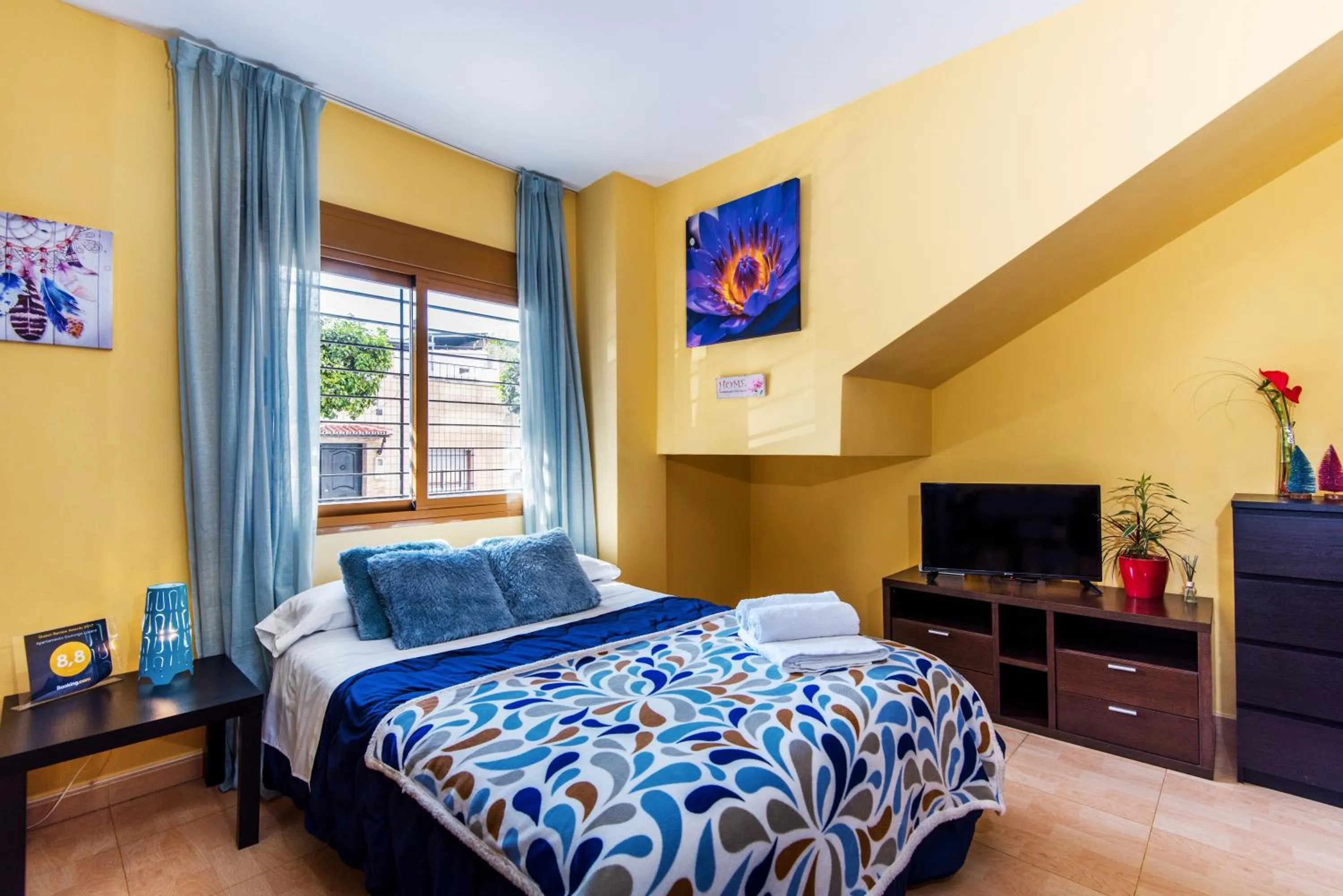 Living room, Bed in Estudio Malagasol