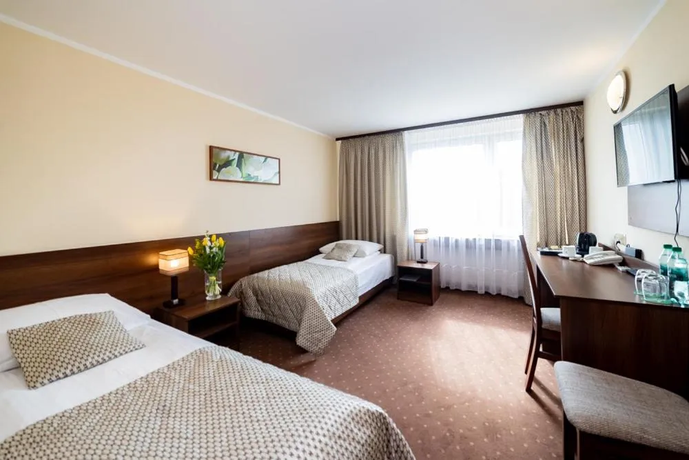 Bed in Hotel Jubilat