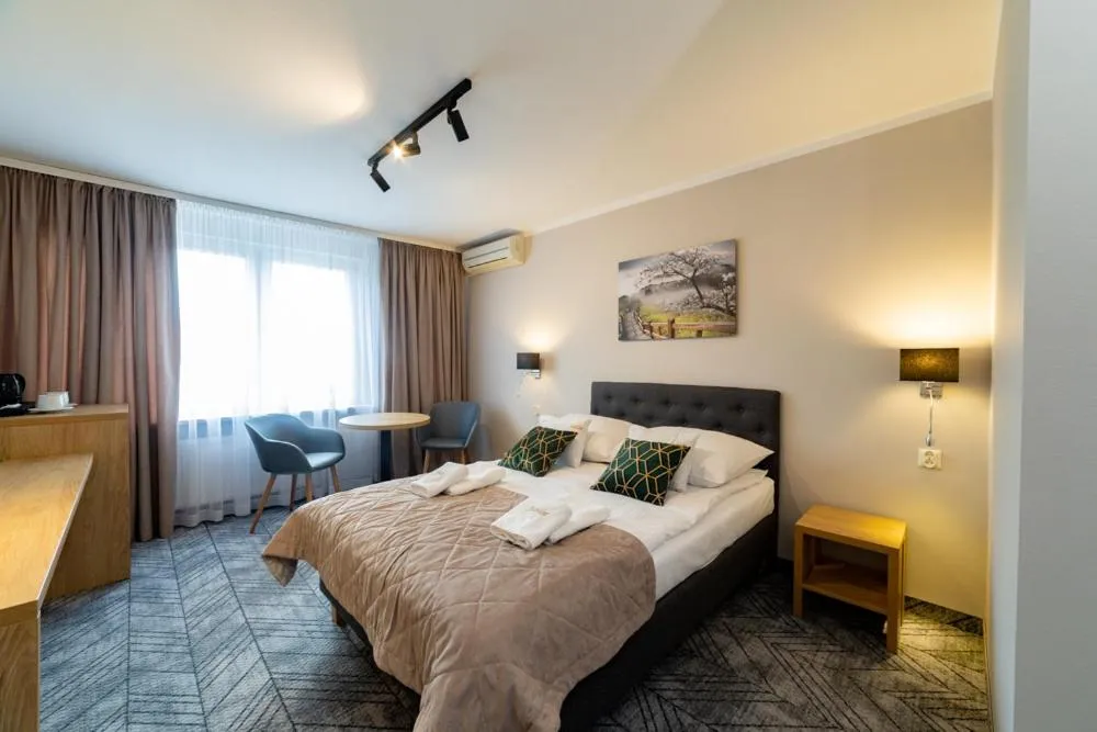 Bed in Hotel Jubilat