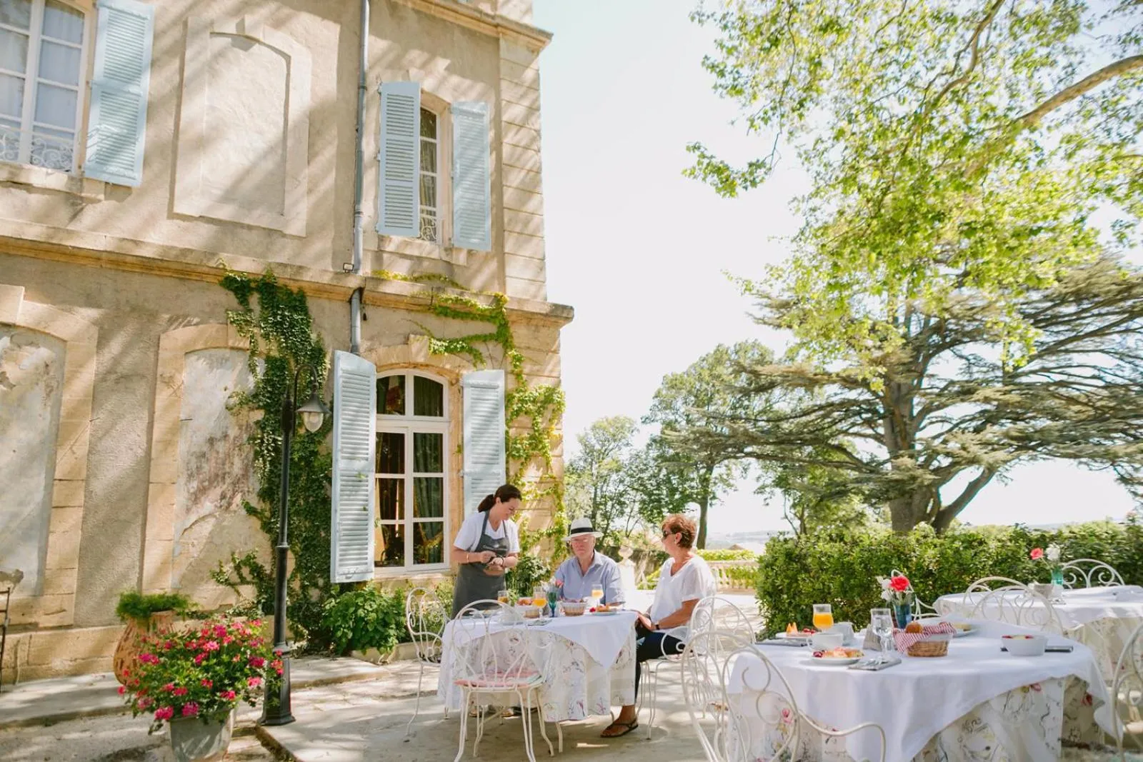 Patio in Chateau de Varenne
