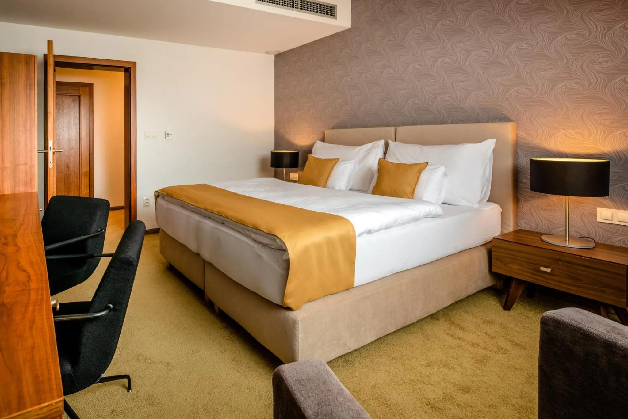 Bed in Hotel Větruše