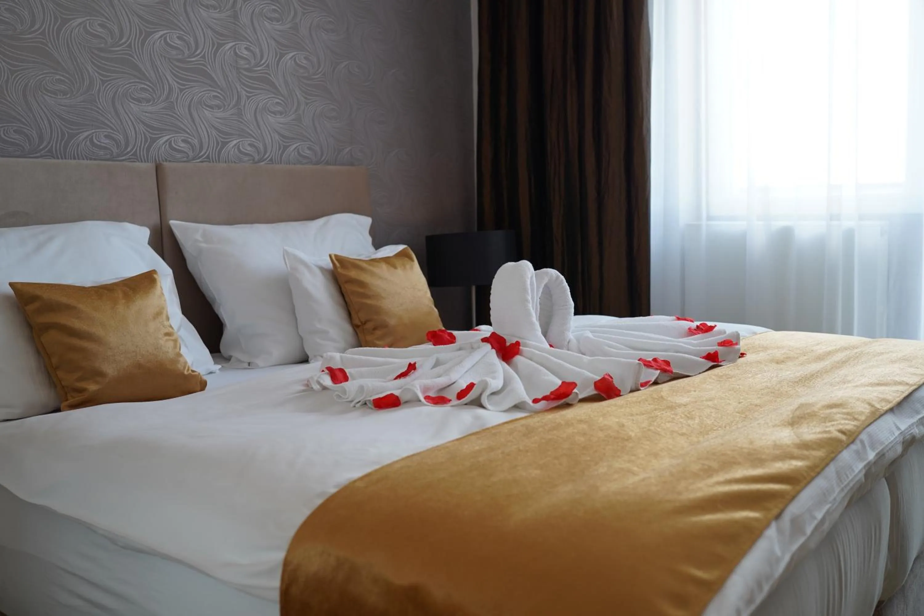 Bed in Hotel Větruše