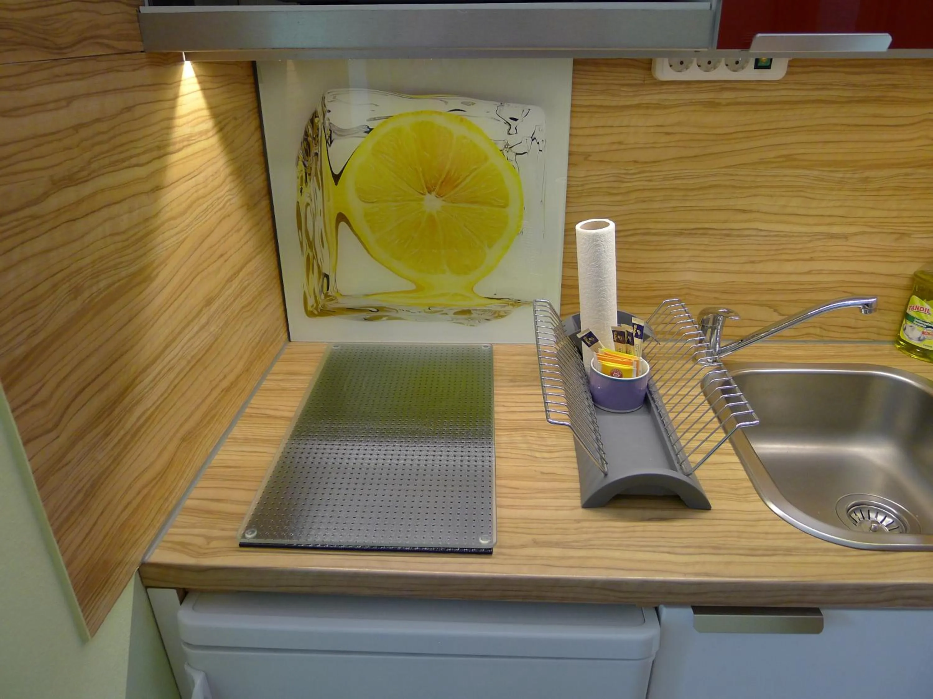 Kitchen or kitchenette in Alpenappartement Claudia