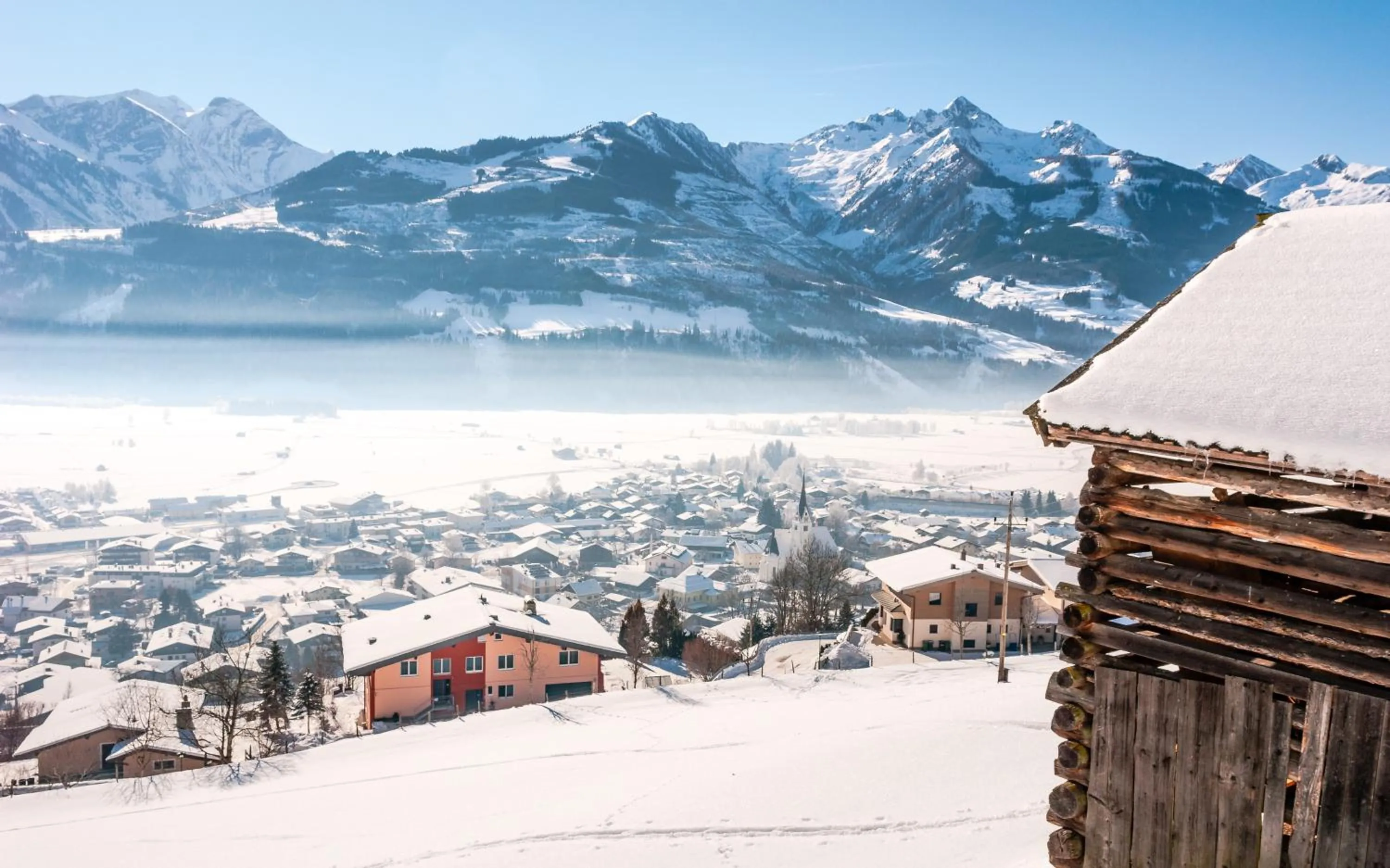 Bird's eye view in Alpenappartement Claudia