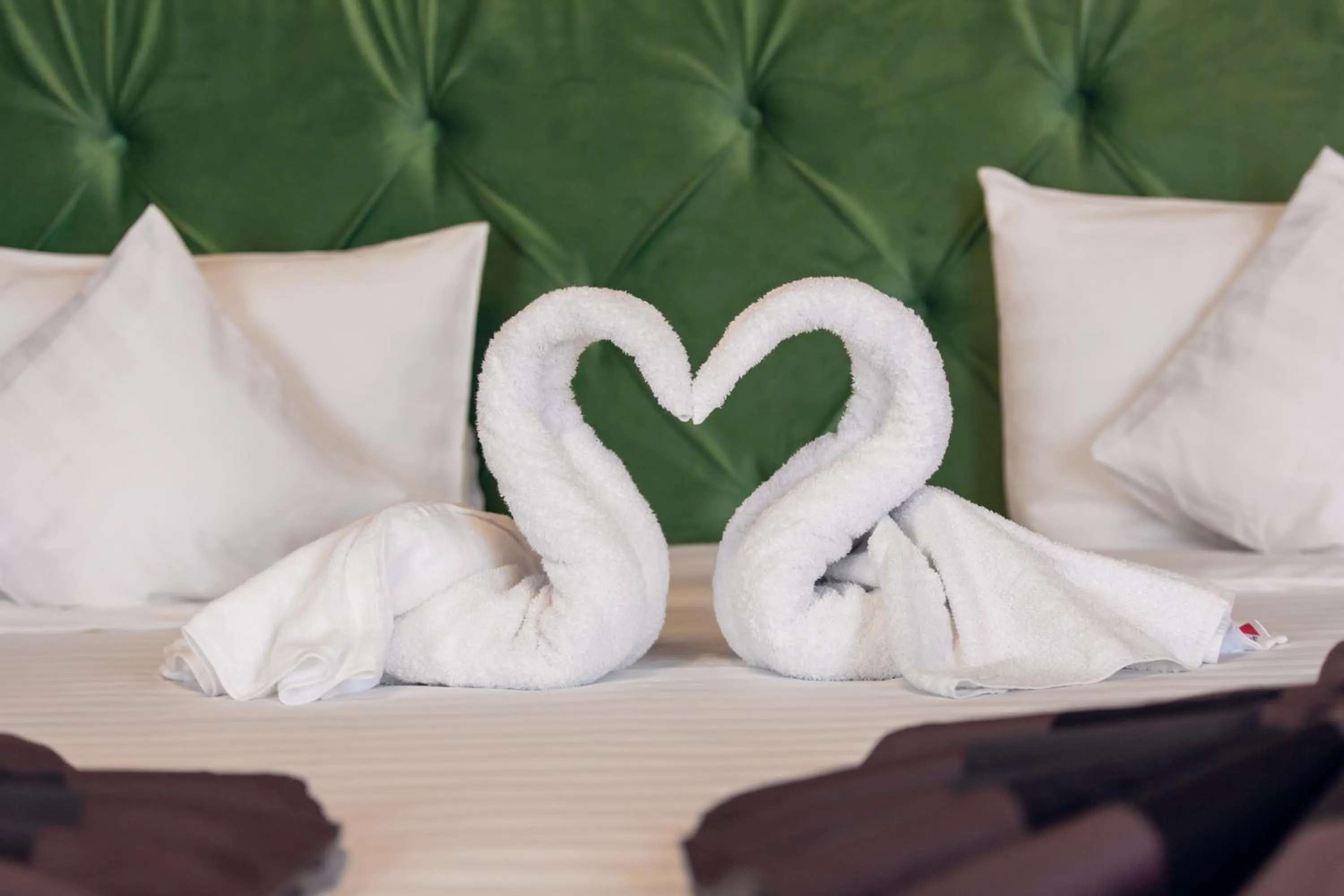 Bed in Hotel Am Ring