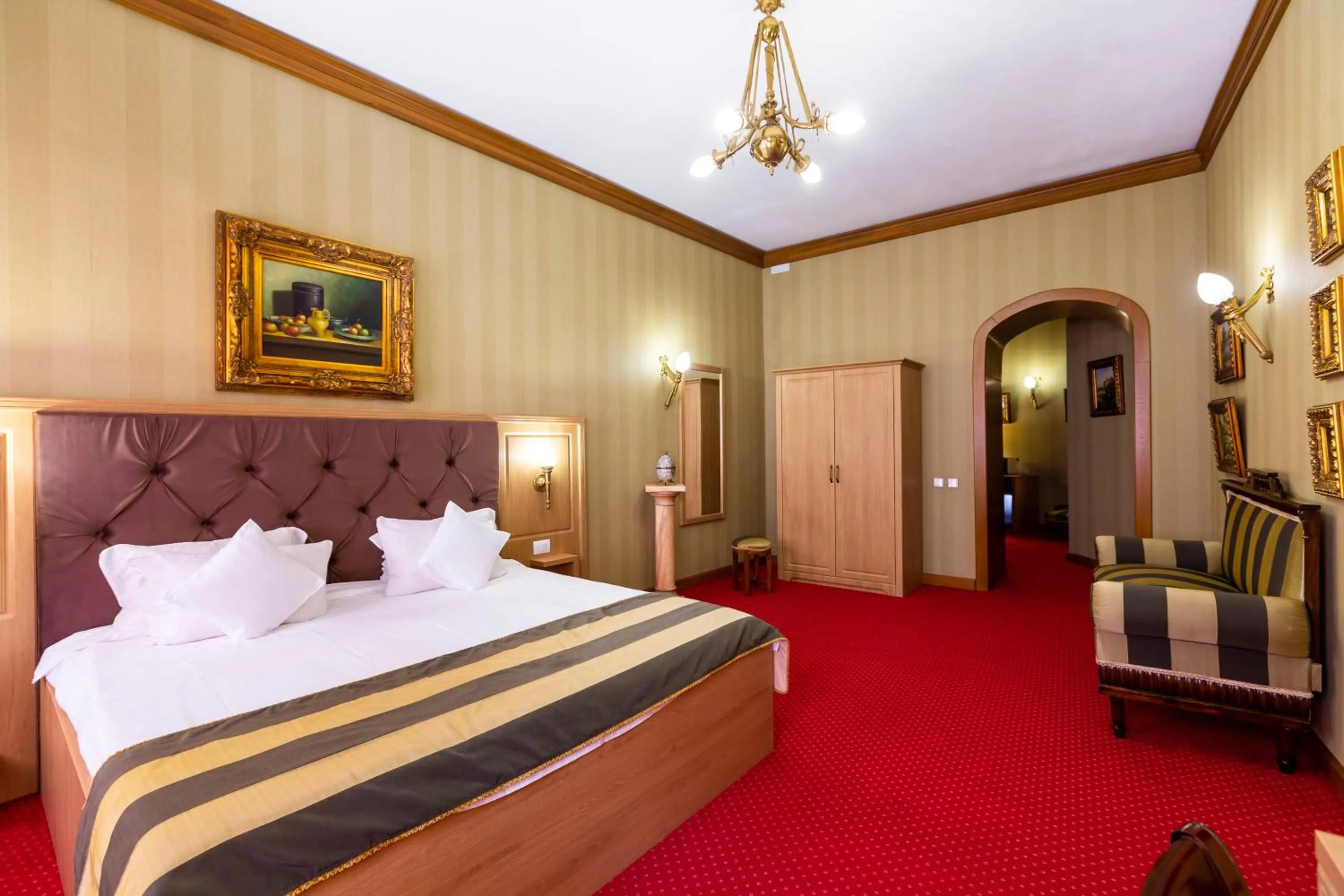 Bed in Hotel Am Ring