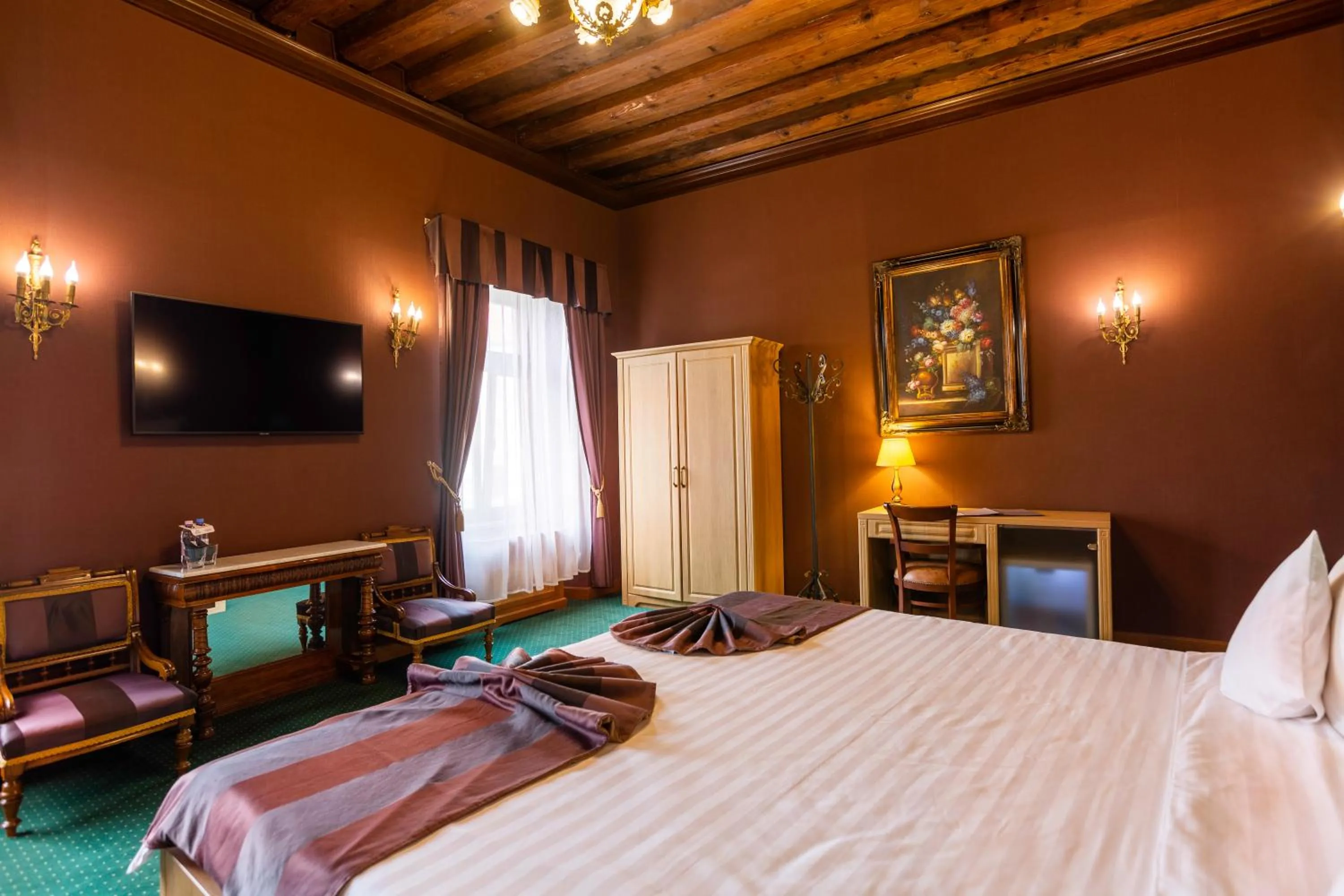 Bed in Hotel Am Ring