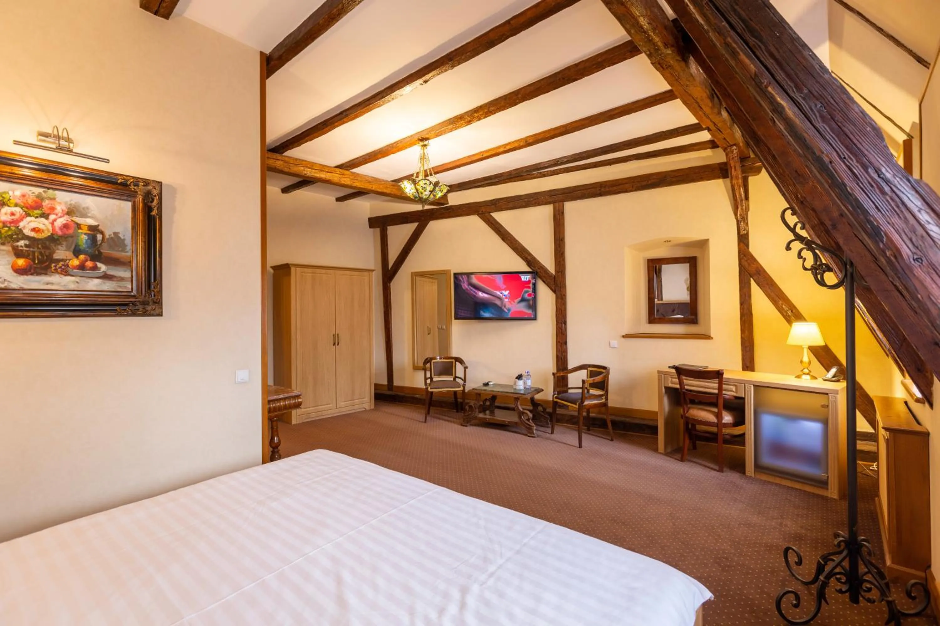 Bed in Hotel Am Ring