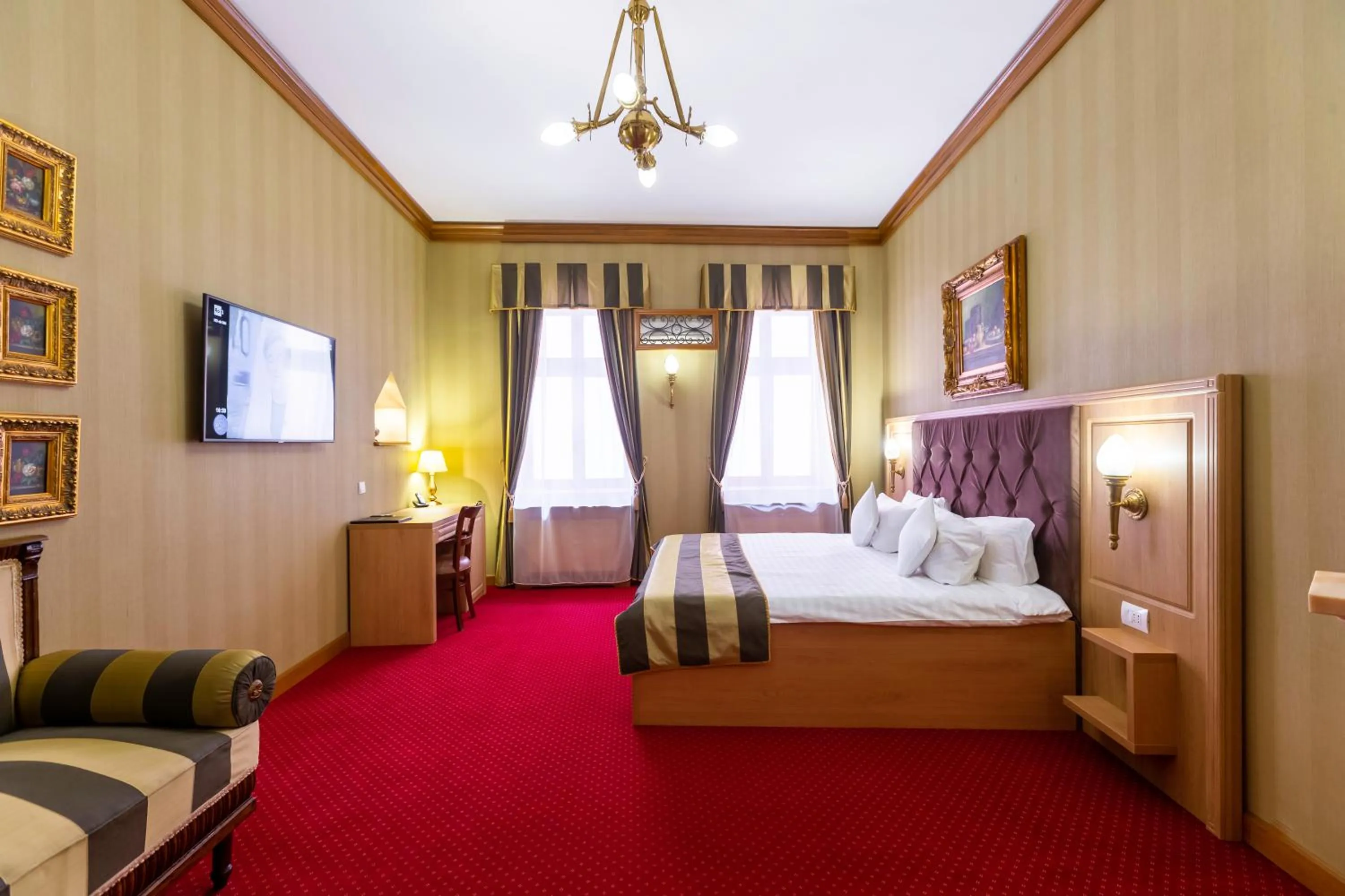 Bed in Hotel Am Ring