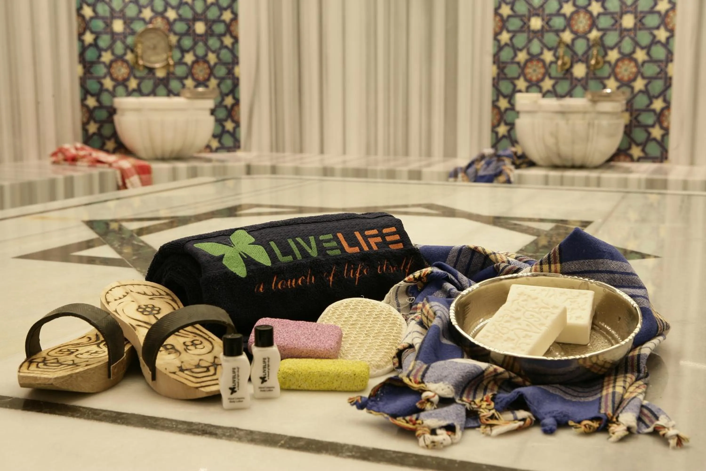 Steam room in RYS Hotel