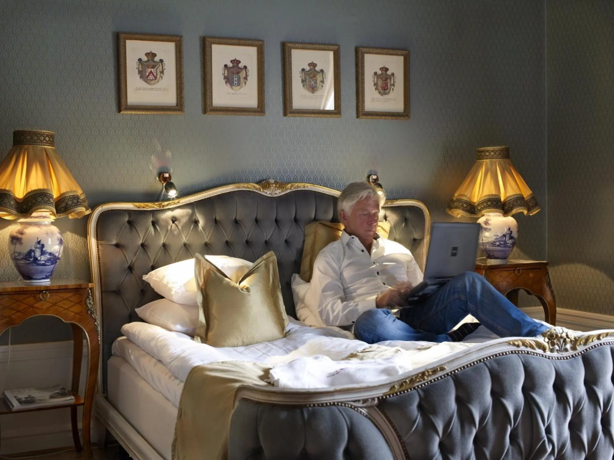 Photo of the whole room, Bed in Thorskogs Slott