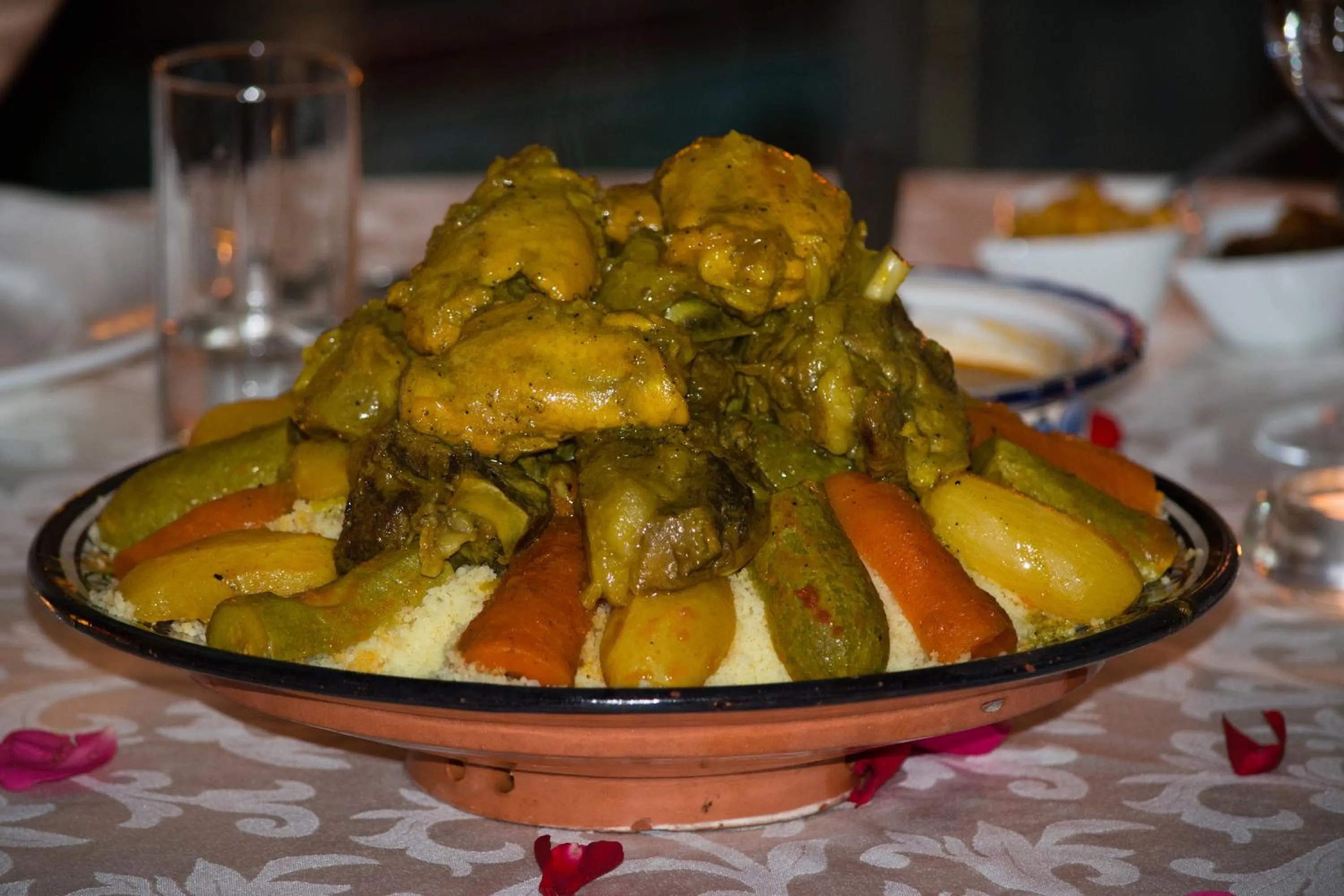 Food close-up in Riad Eden