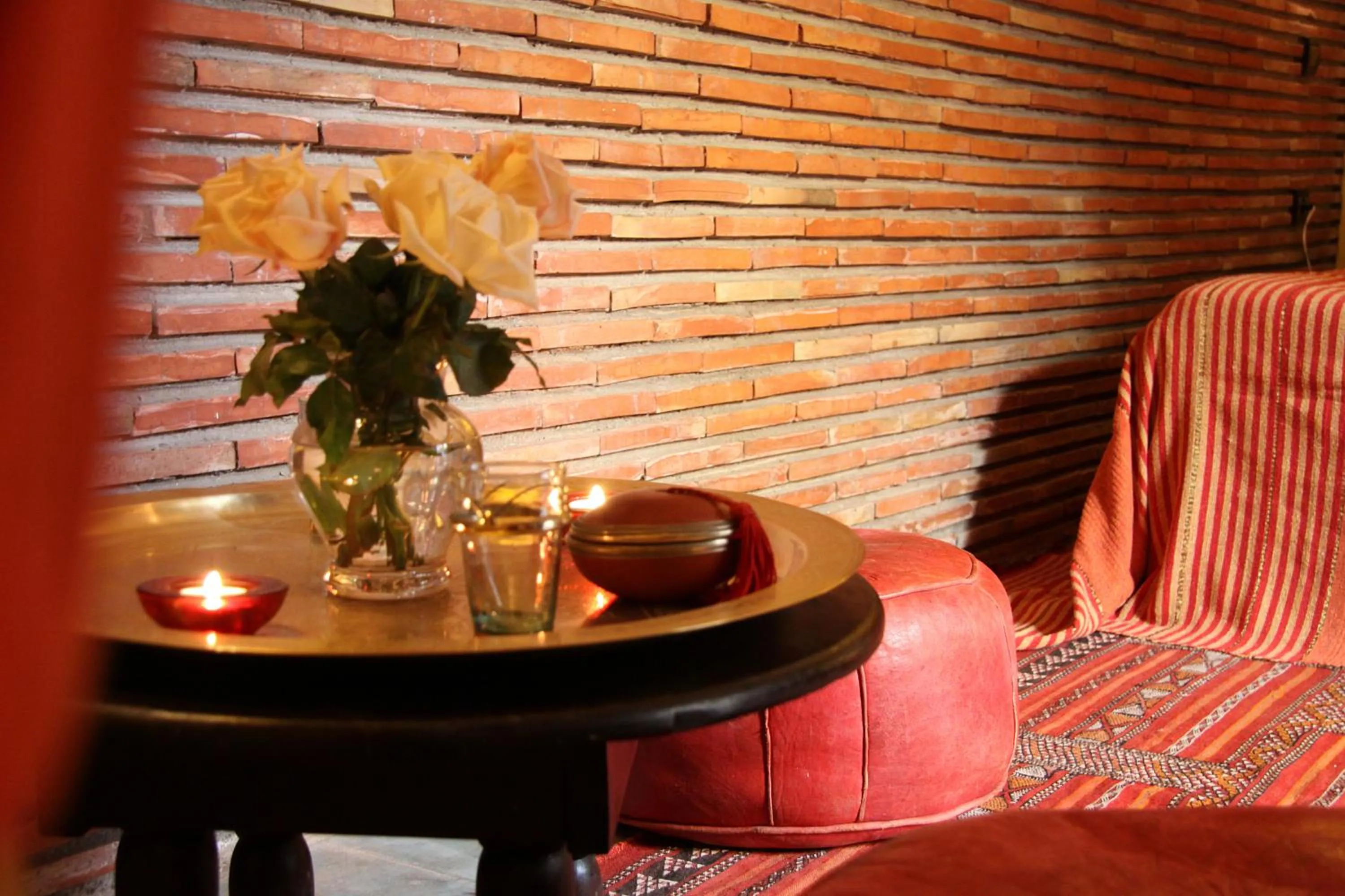 Seating area in Riad Eden