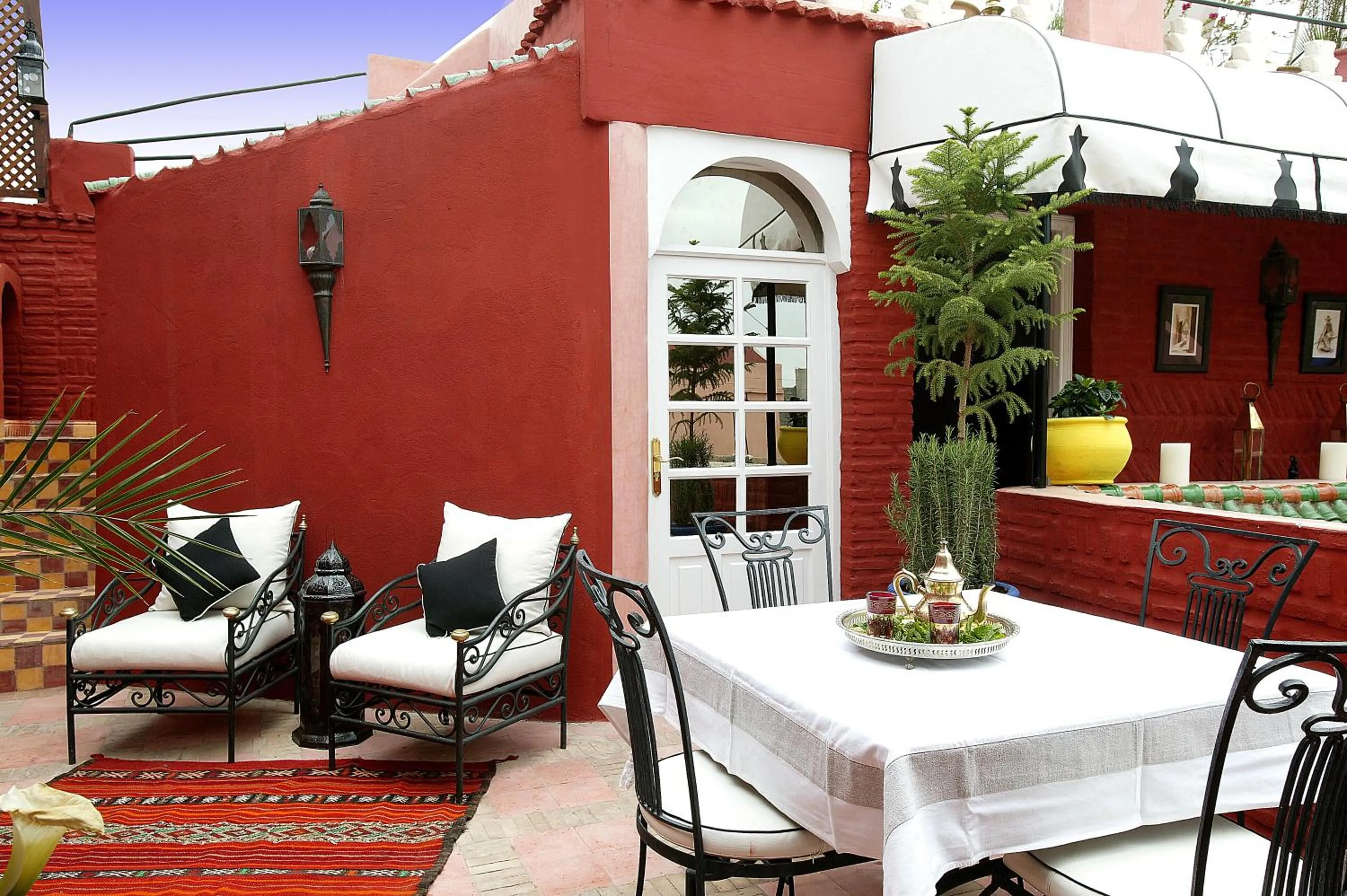 Balcony/Terrace in Riad Eden