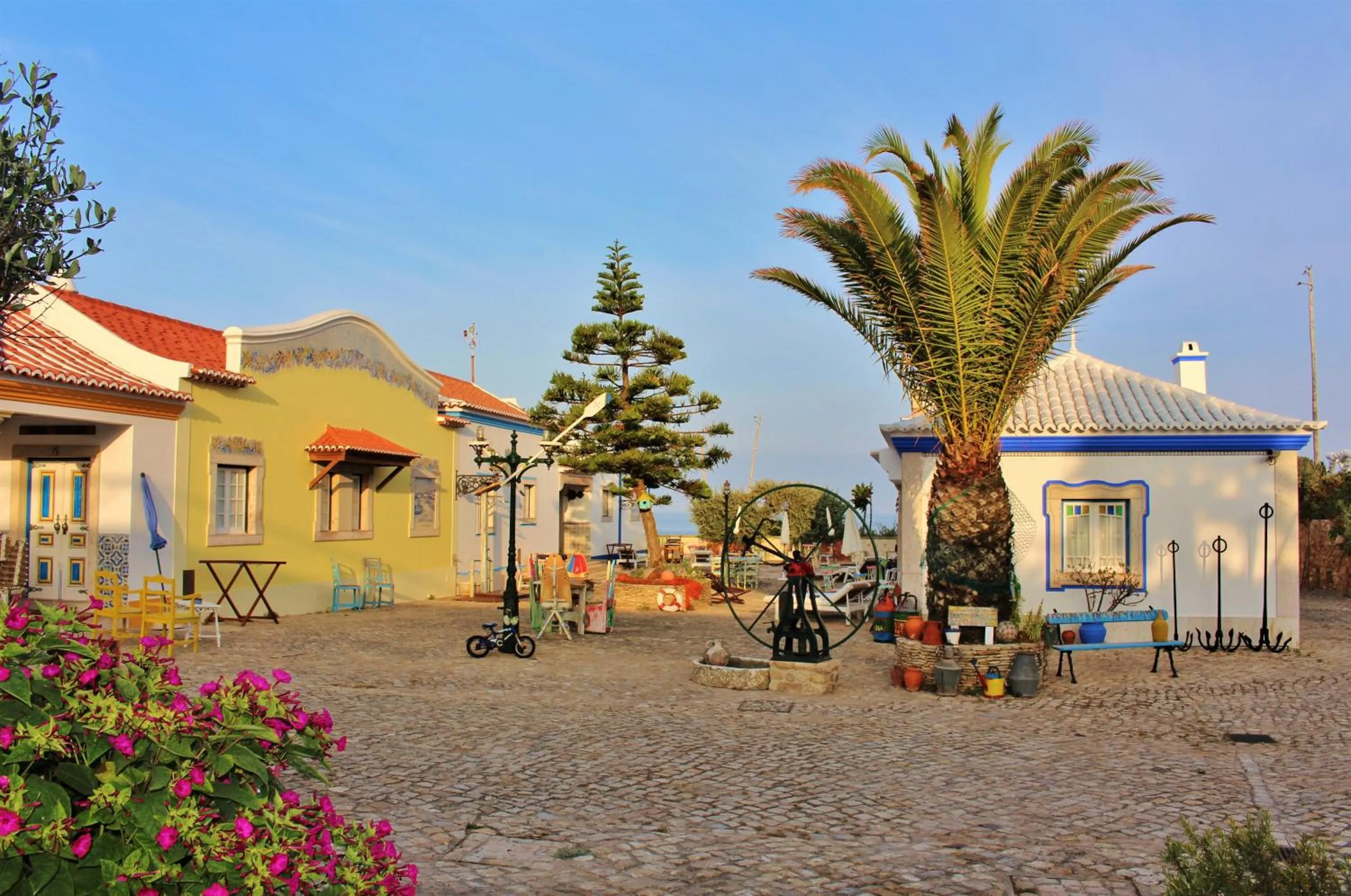 Patio in Villa Ana Margarida Beach