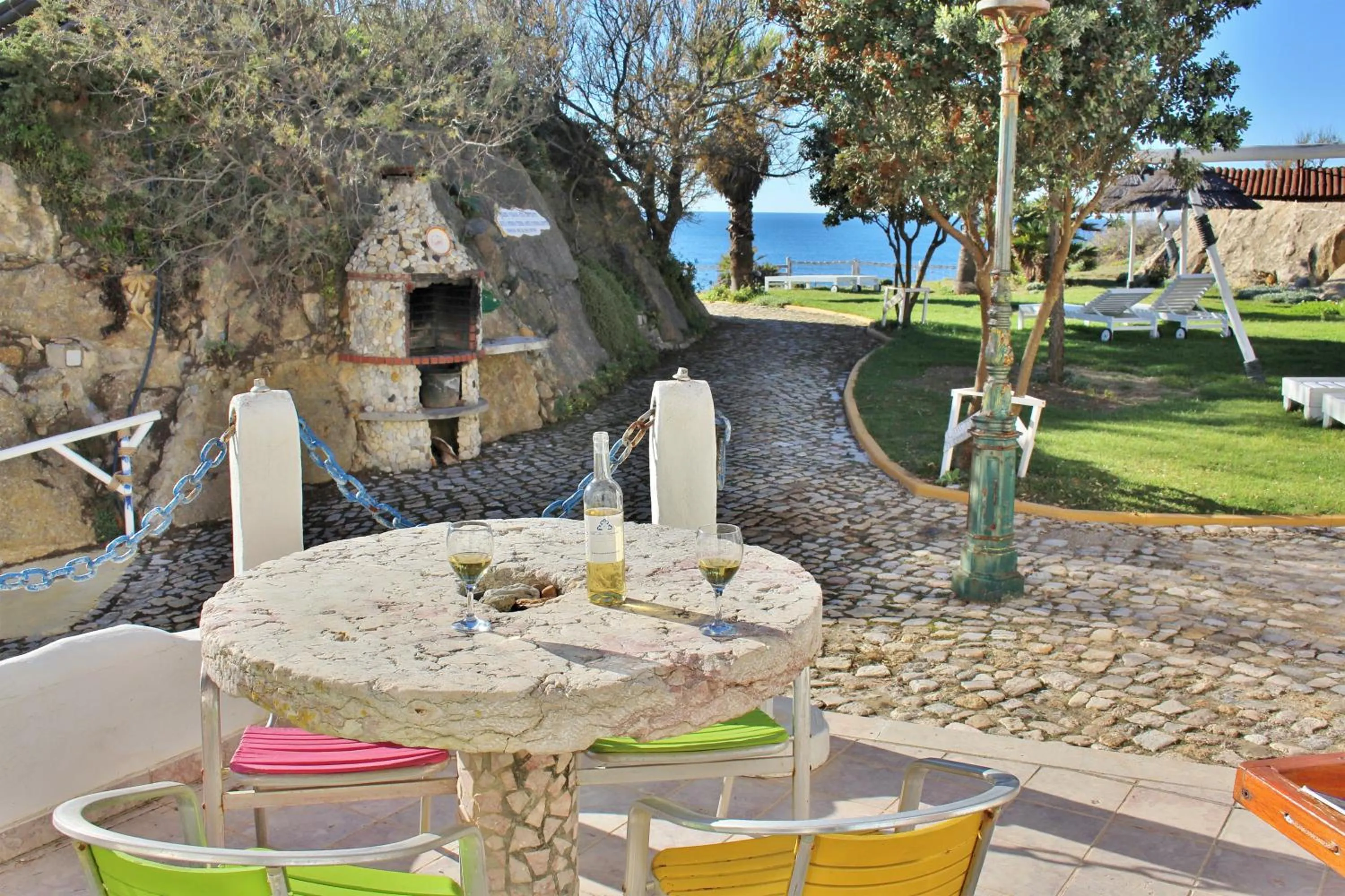 Patio in Villa Ana Margarida Beach